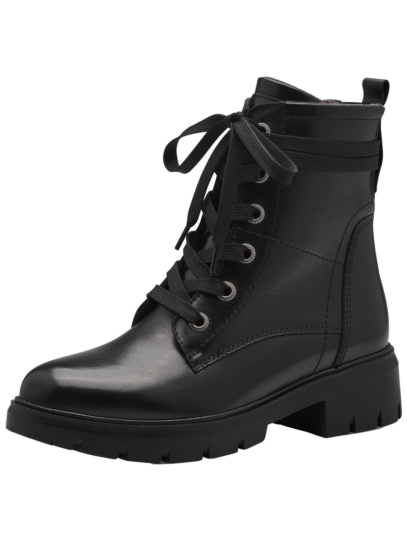 Tamaris Schnürstiefelette "Tamaris Stiefelette Leder/Synthetik" günstig online kaufen