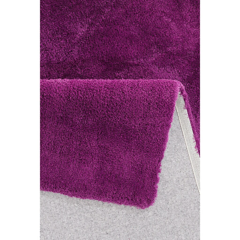my home Hochflor-Teppich »Magong«, rechteckig, 25 mm Höhe, besonders weich durch Microfaser, einfarbiger Teppich, fußbodenheizungsgeeignet, Uni Farben, ideale Teppiche für Wohnzimmer, Schlafzimmer, Esszimmer