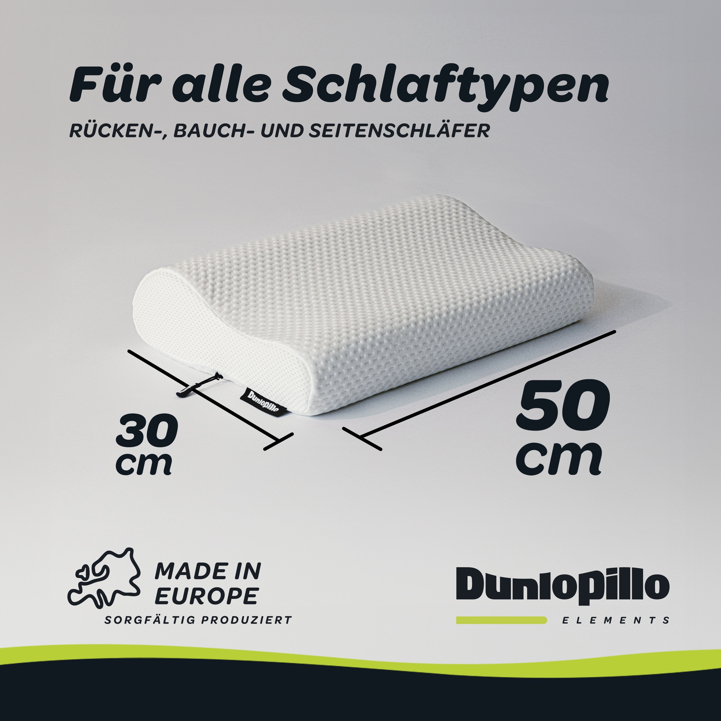 Dunlopillo Nackenstützkissen "Dunlopillo Nackenstützkissen" Füllung: 100% P günstig online kaufen