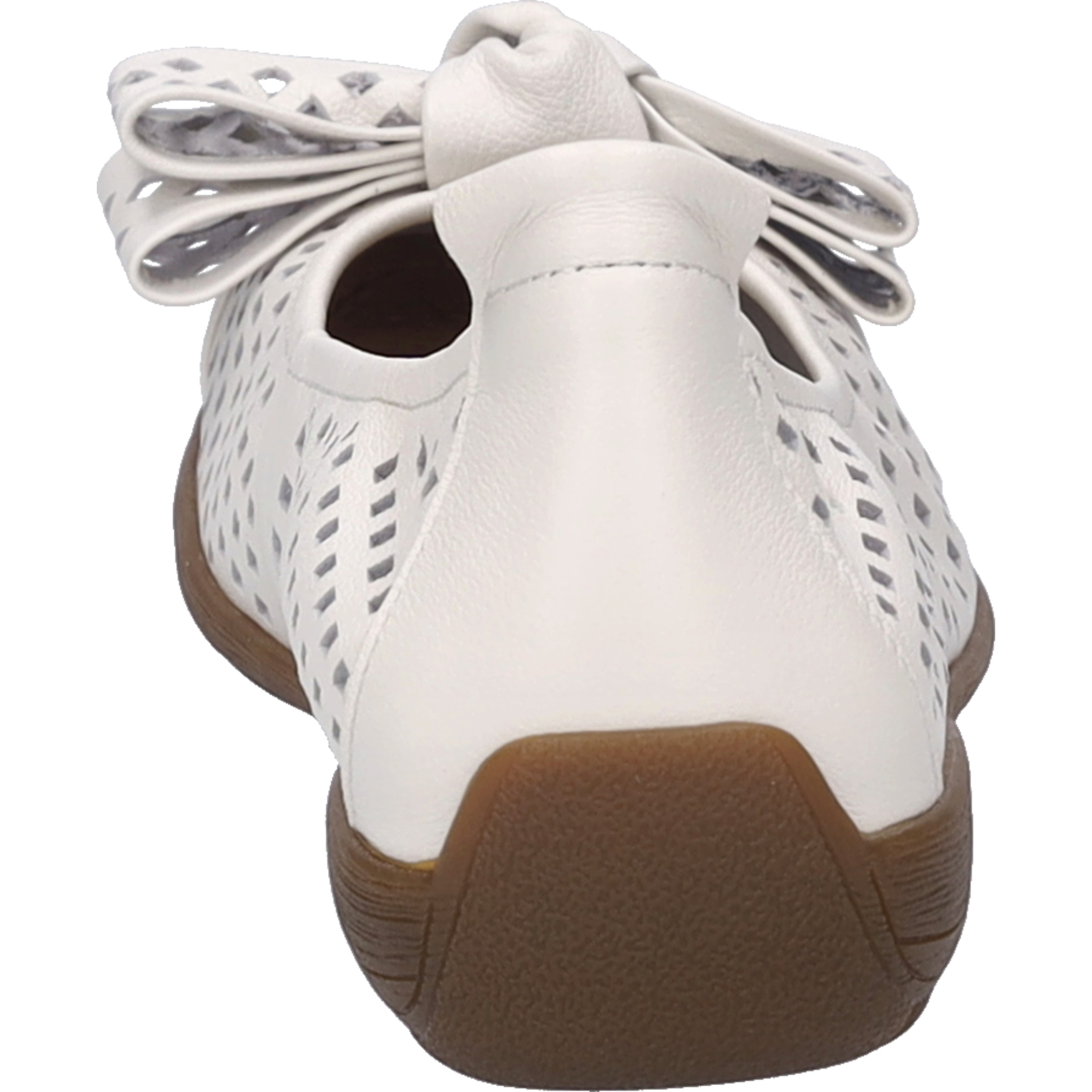Ballerina JOSEF SEIBEL "Fenja 24, weiss", Damen, Gr. 42, weiß, Obermaterial: 100% Rindsleder Leather cow., Schuhe Ballerina 3