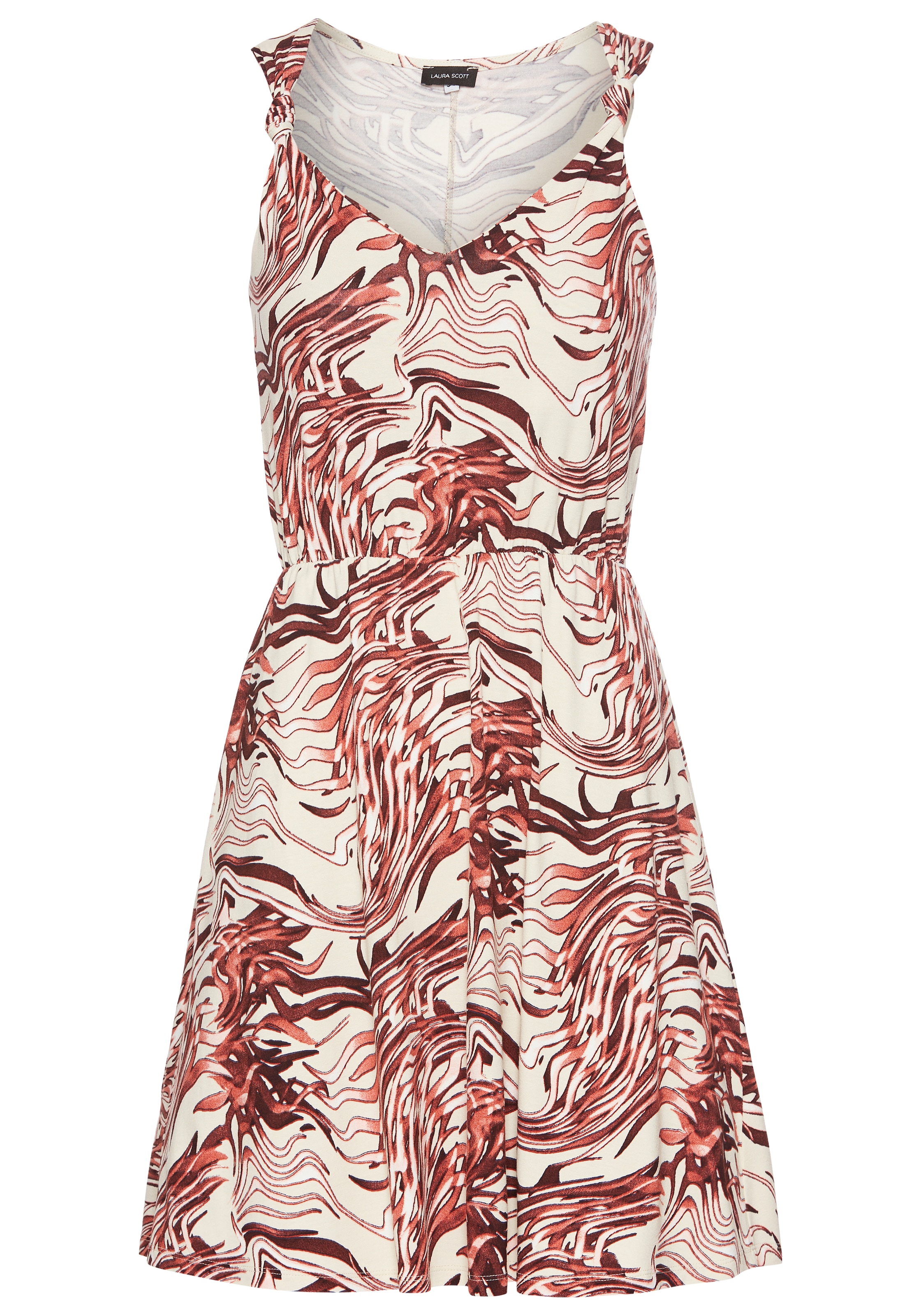 Laura Scott Sommerkleid, mit geknoteten Trägern & elastischem Bund - NEUE KOLLEKTION