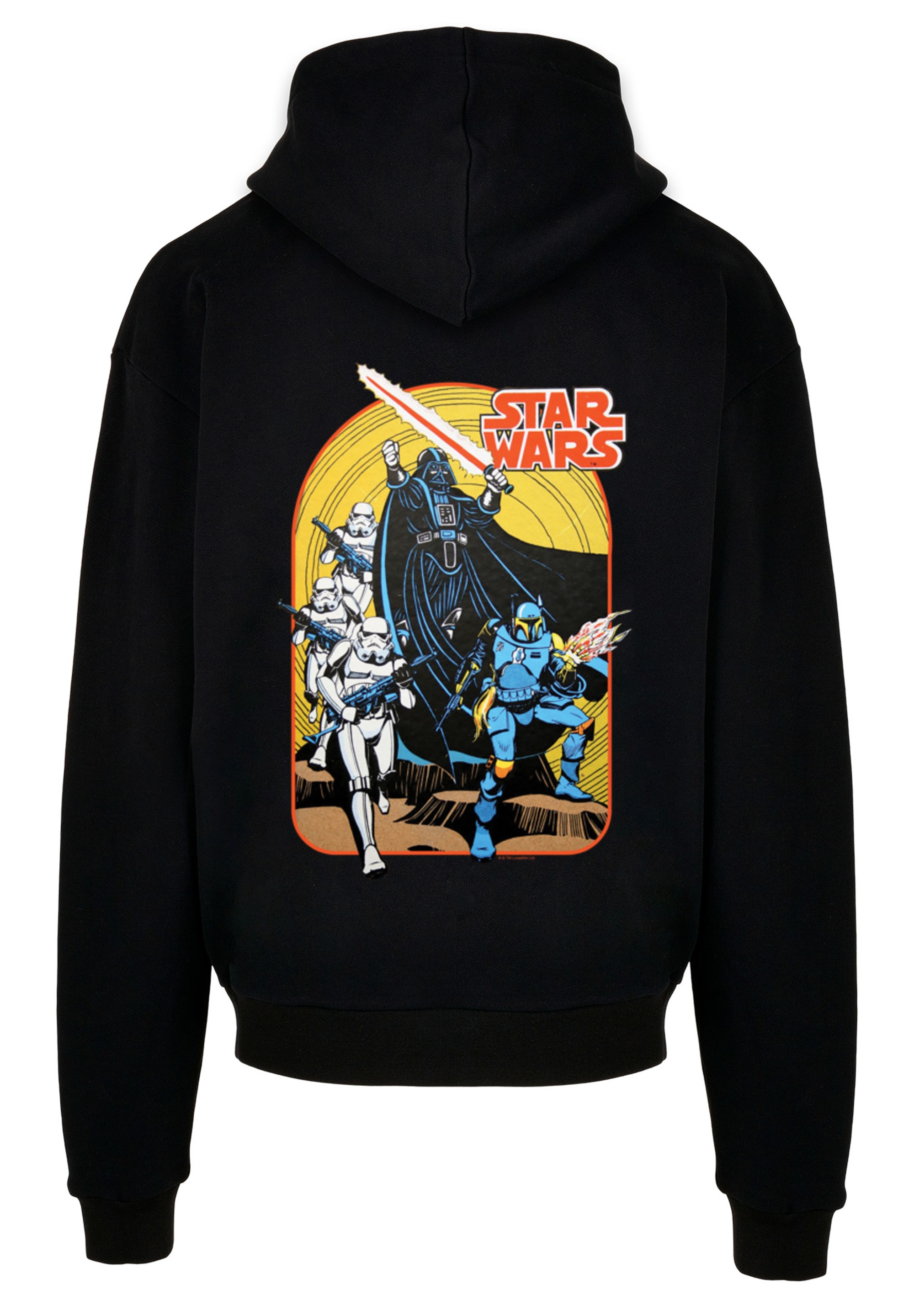 F4NT4STIC Kapuzenpullover »Star Wars Vintage Comic Scene«, Print