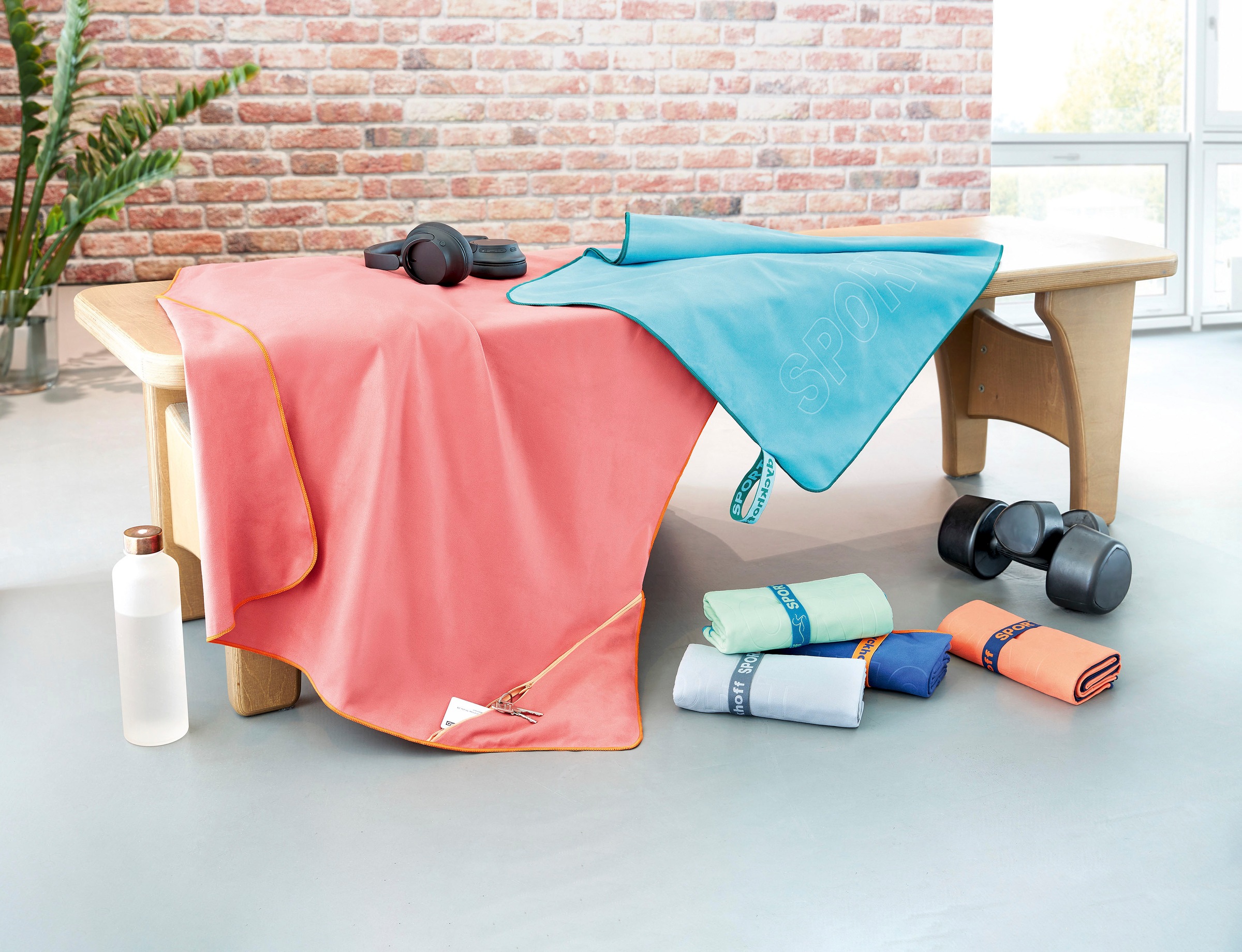 Dyckhoff Sporthandtuch "Mikrofaser Sporttuch" auch als 2er Set erhätlich günstig online kaufen
