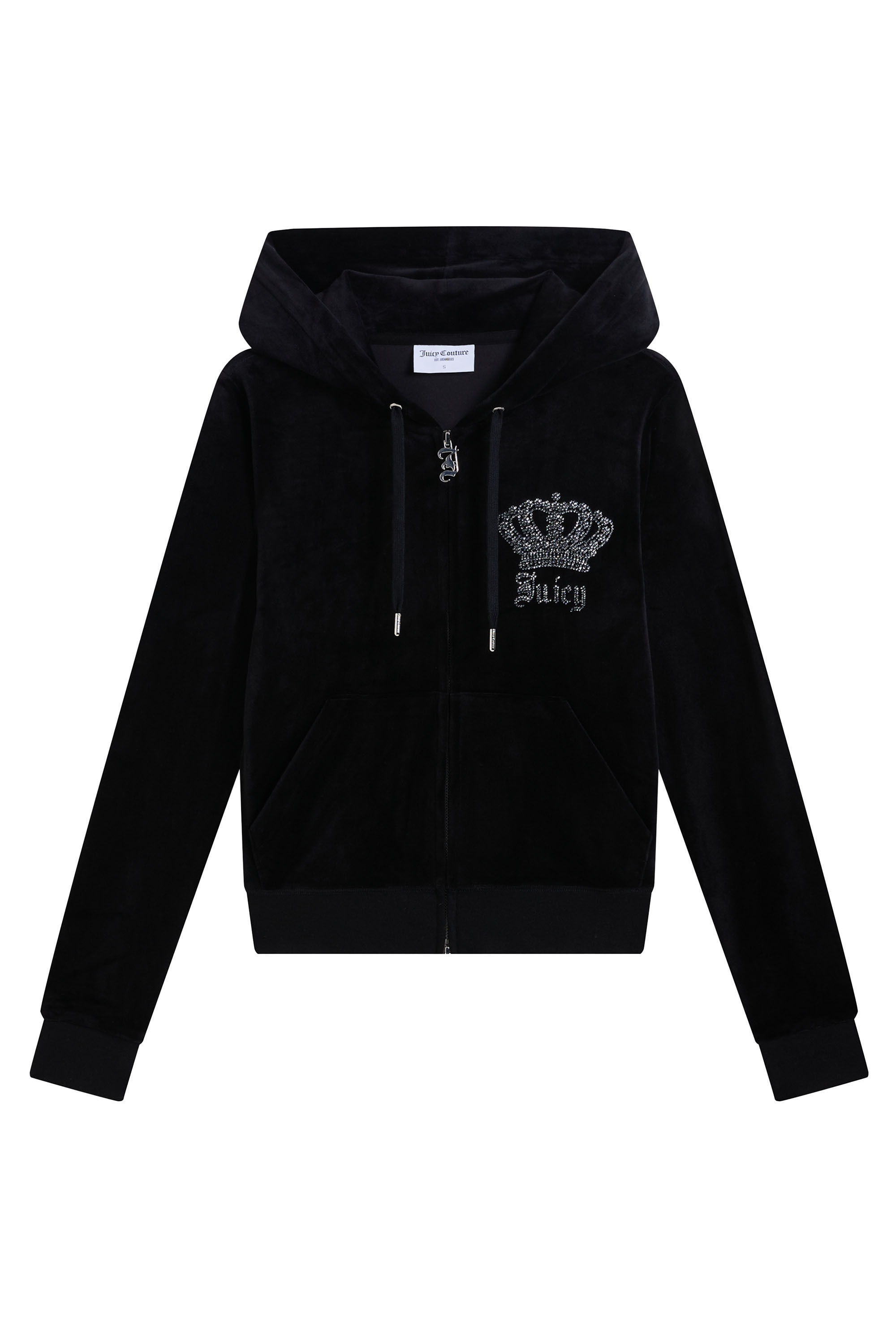 Juicy Couture Kapuzennickijacke "GOTHIC CROWN HOODIE. Damen" mit Kapuze Tra günstig online kaufen