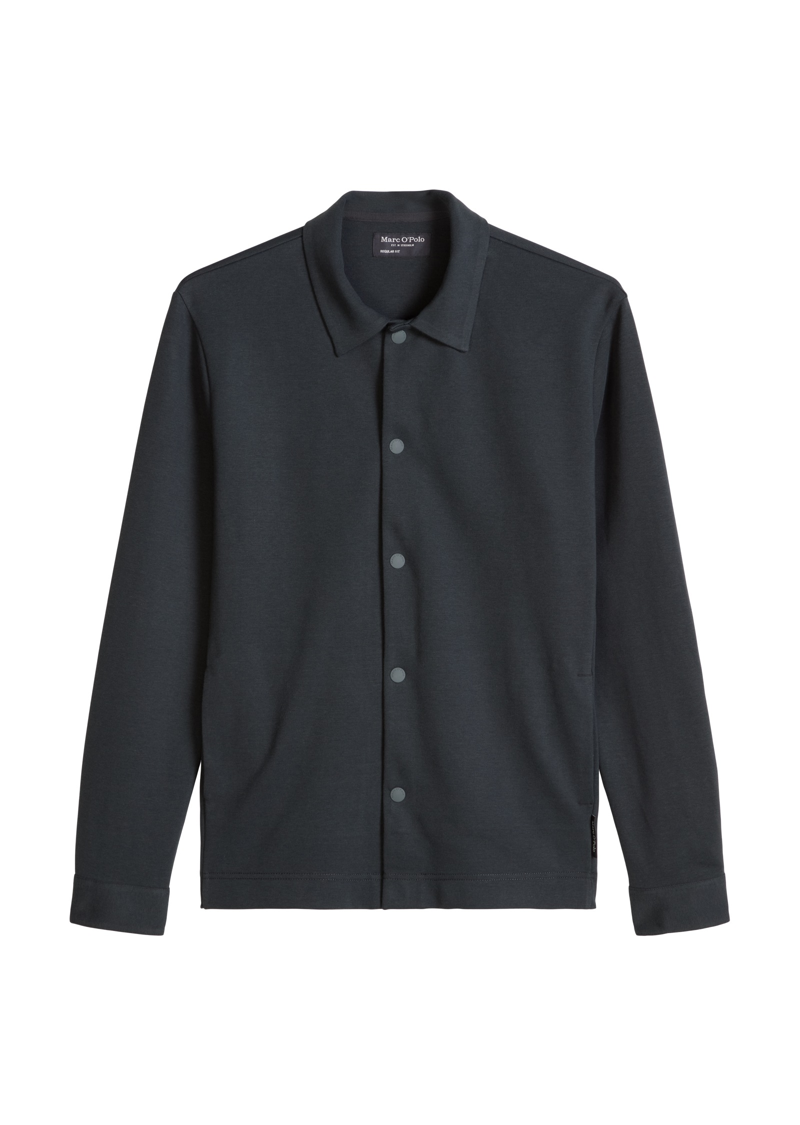 Marc O'Polo Sweatjacke mit Kentkragen, Regular Fit