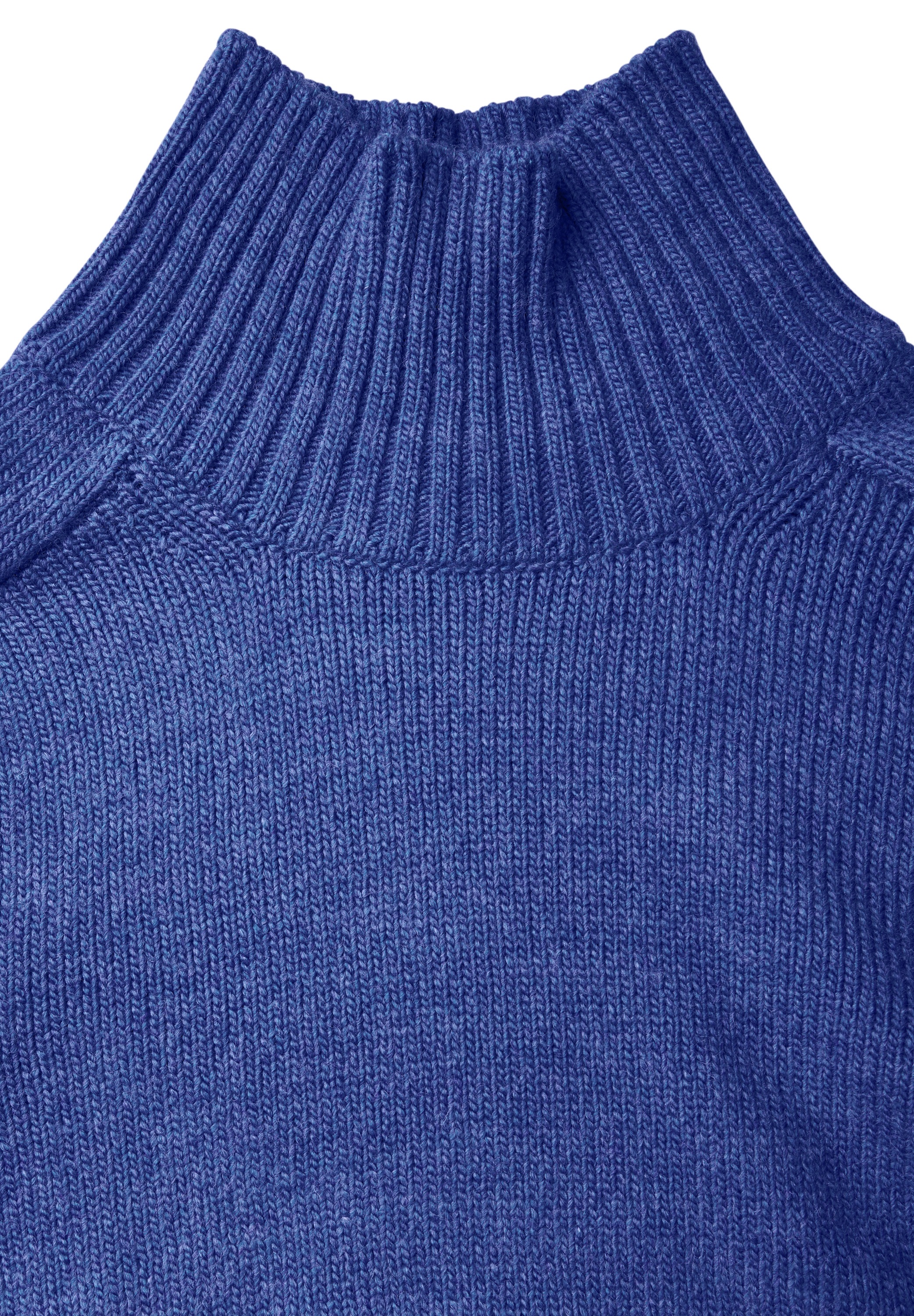STREET ONE STUDIO Strickpullover, mit Materialmix