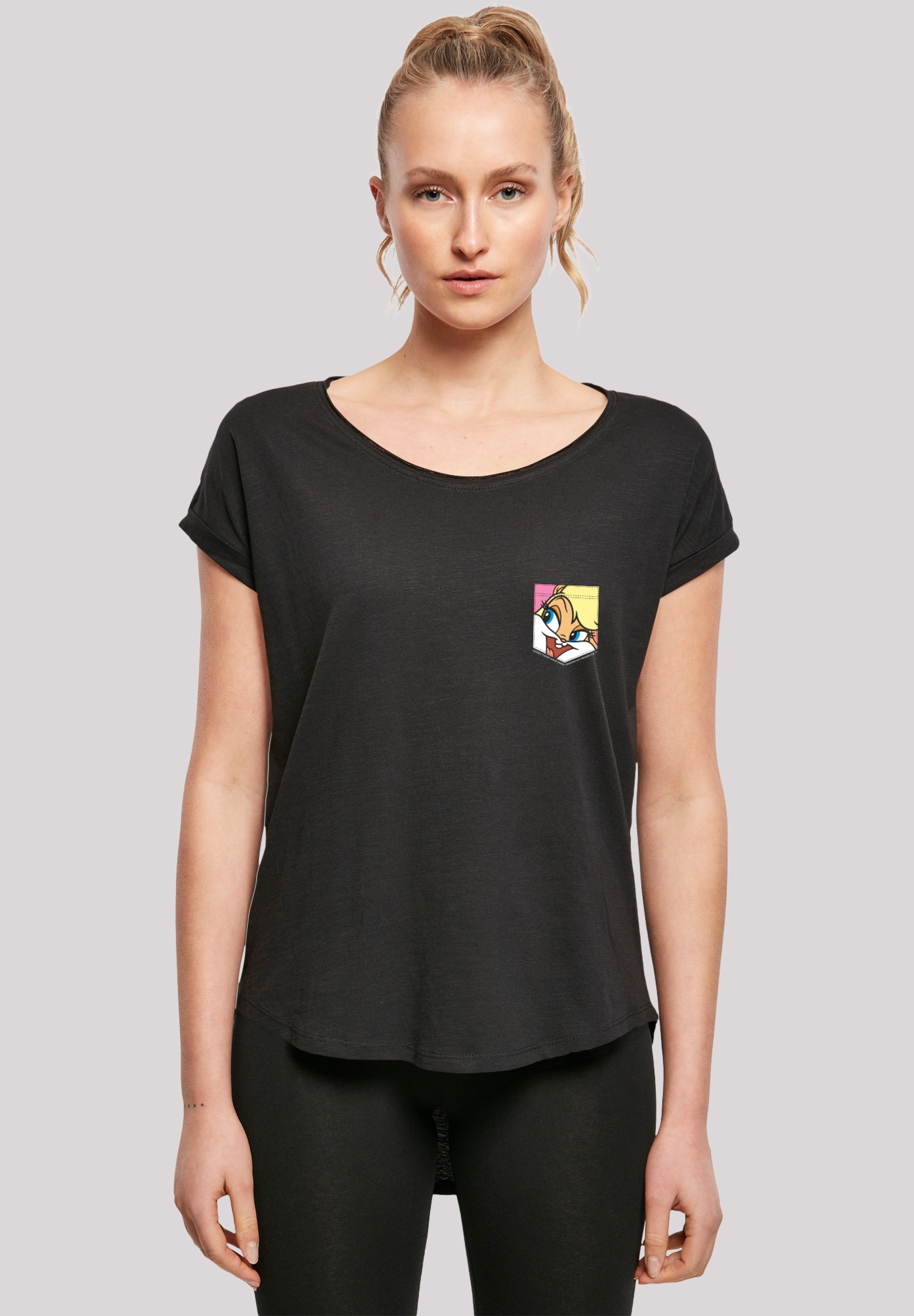 F4NT4STIC T-Shirt "Looney Tunes Lola Bunny Face Faux Pocket", Print günstig online kaufen