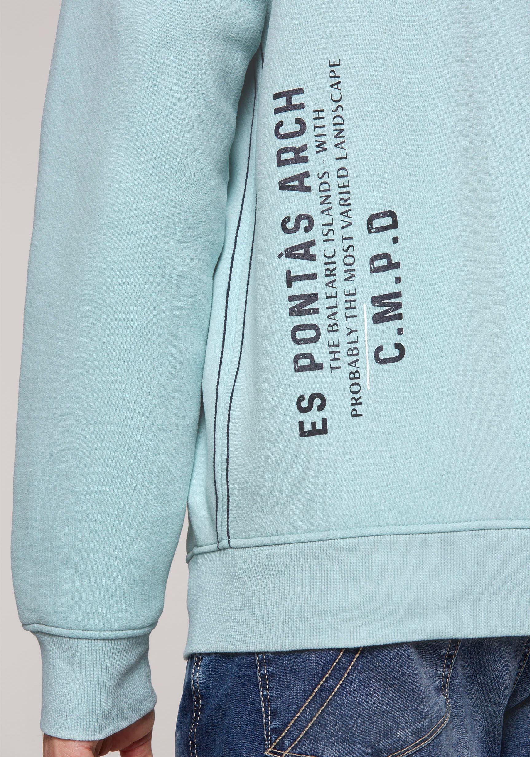 CAMP DAVID Sweatshirt, mit Label-Applikationen