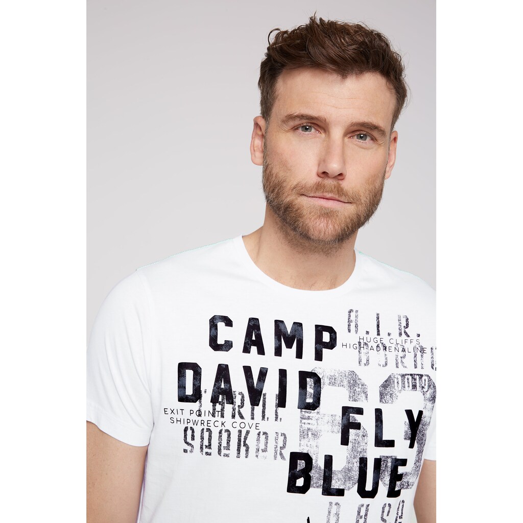 CAMP DAVID Rundhalsshirt