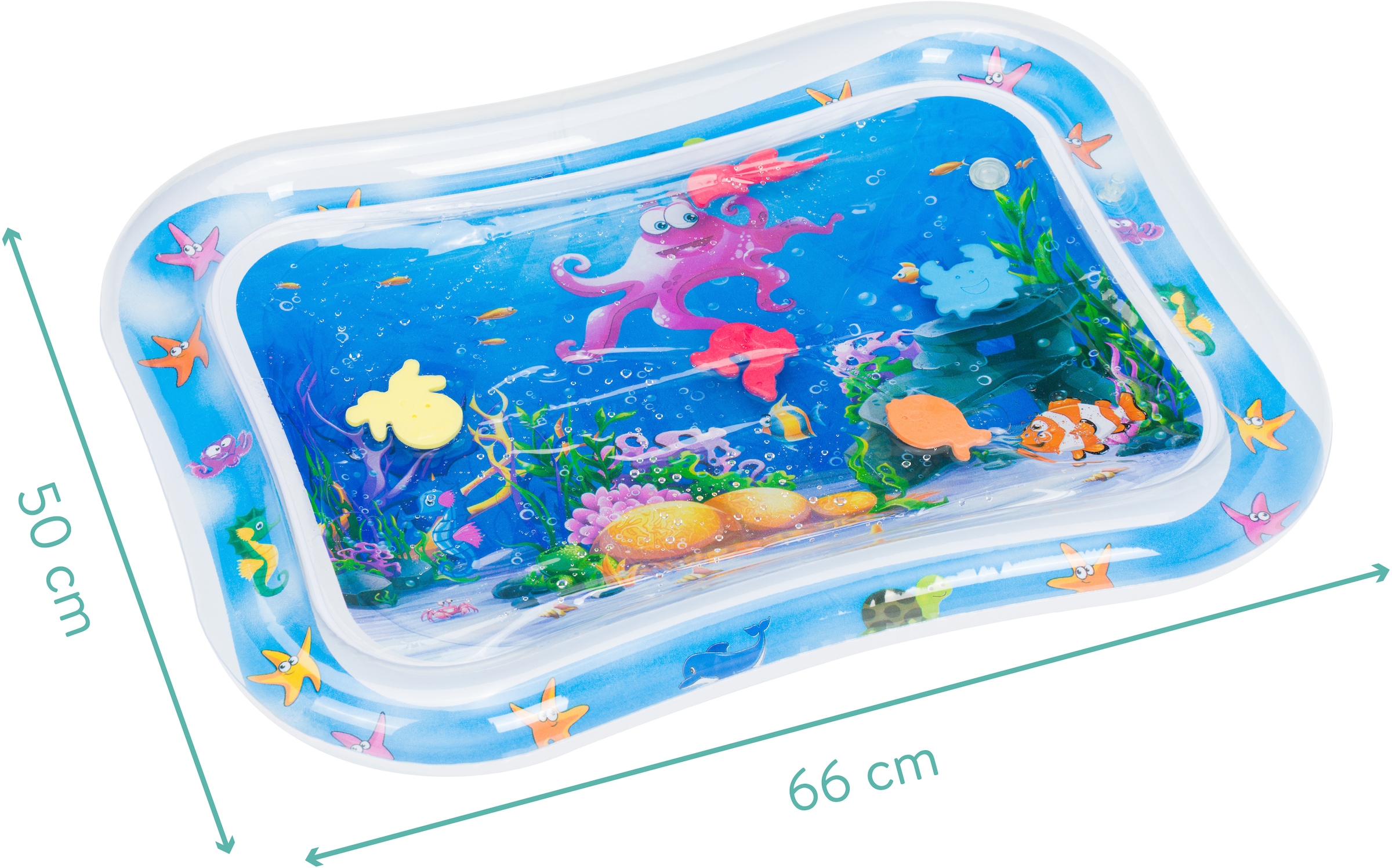 Fillikid Spielmatte »Wasser Ocean, blau«, teilweise mit Wasser befüllbar