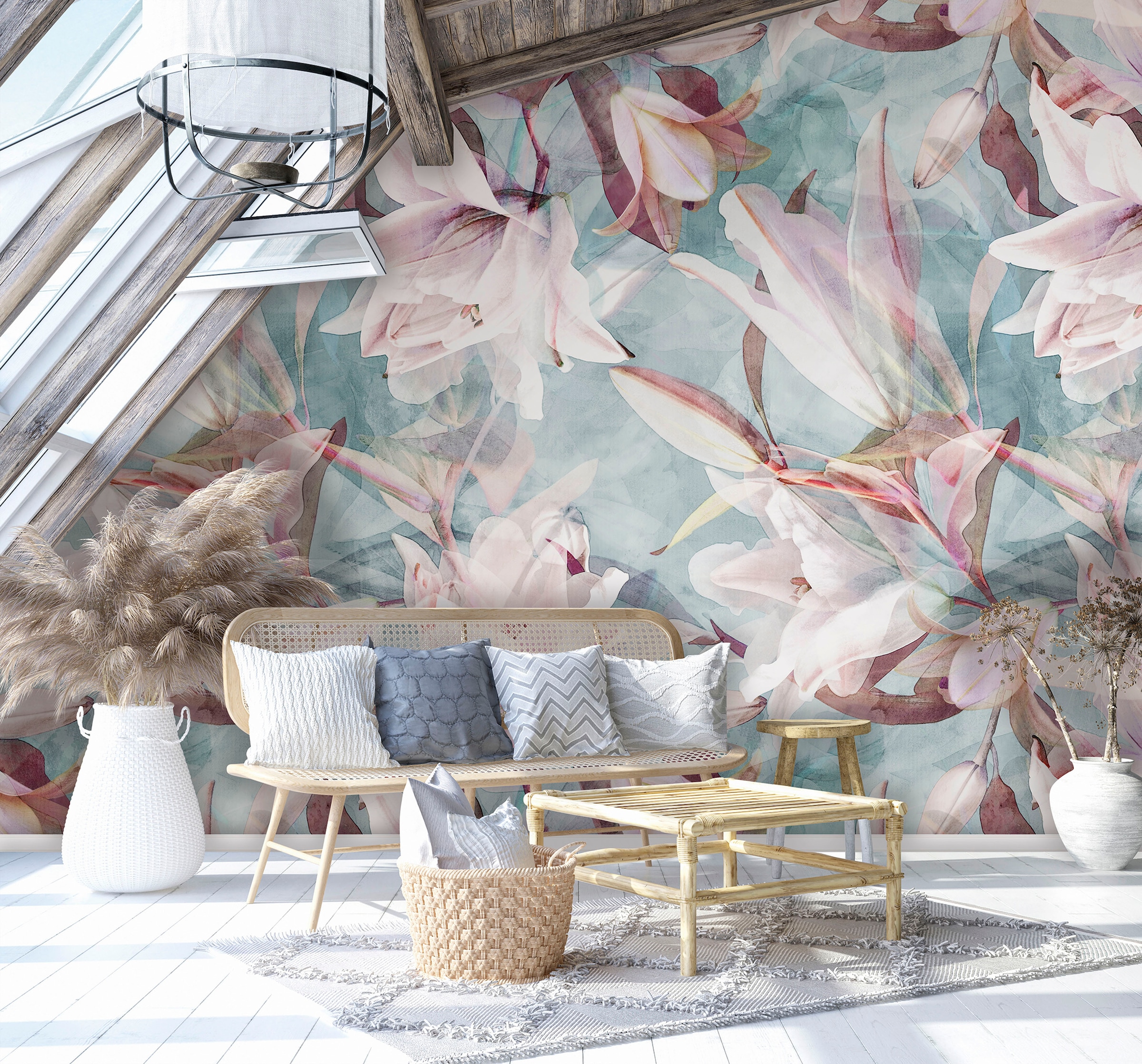 Marburg Fototapete »Magnolia«, matt, moderne Tapete für Wohnzimmer Schlafzimmer Küche