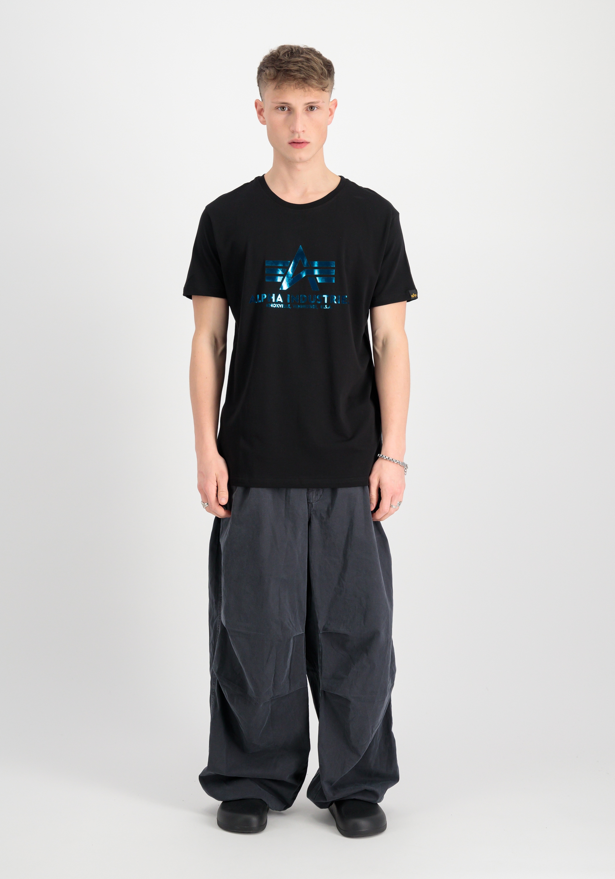 Alpha Industries T-Shirt »Basic T-Shirt BL Foil Print«