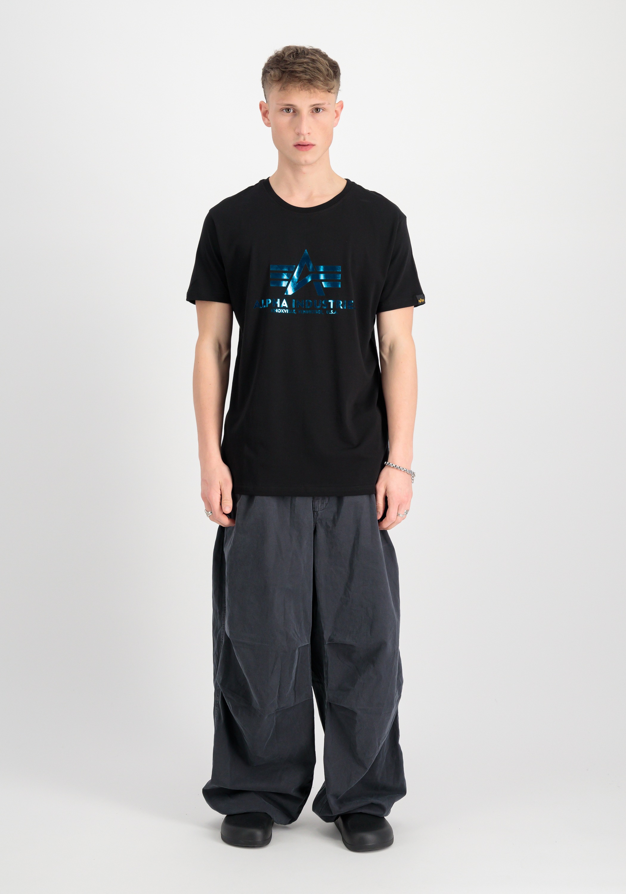 Alpha Industries T-Shirt "Alpha Industries Men - T-Shirts Basic T-Shirt BL günstig online kaufen