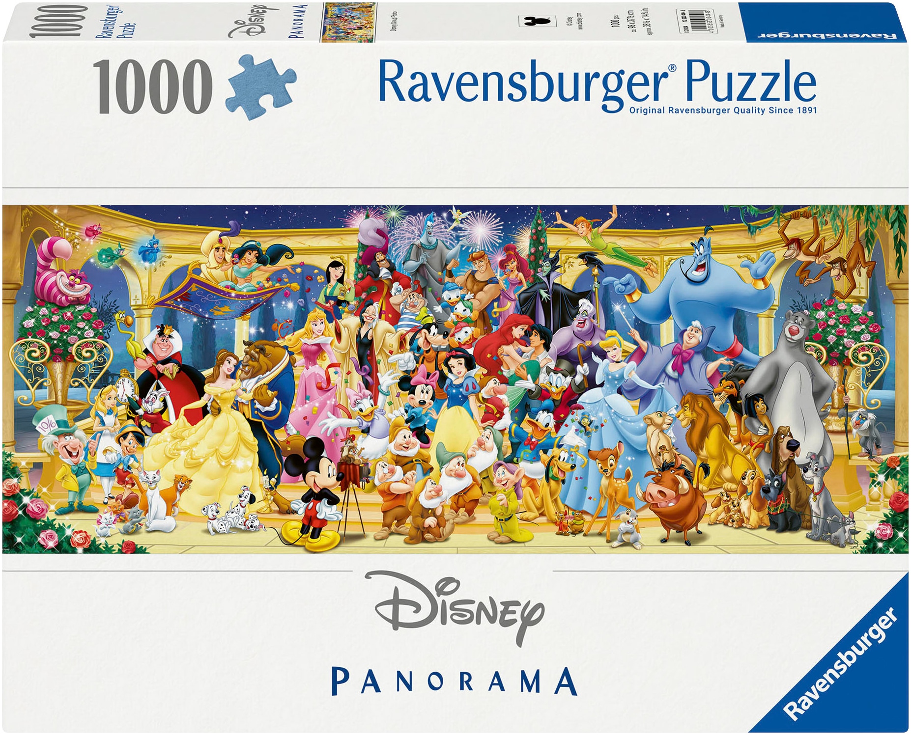 Puzzle »Disney Classics, Panorama, Disney Gruppenfoto«, Made in Germany; FSC® -...