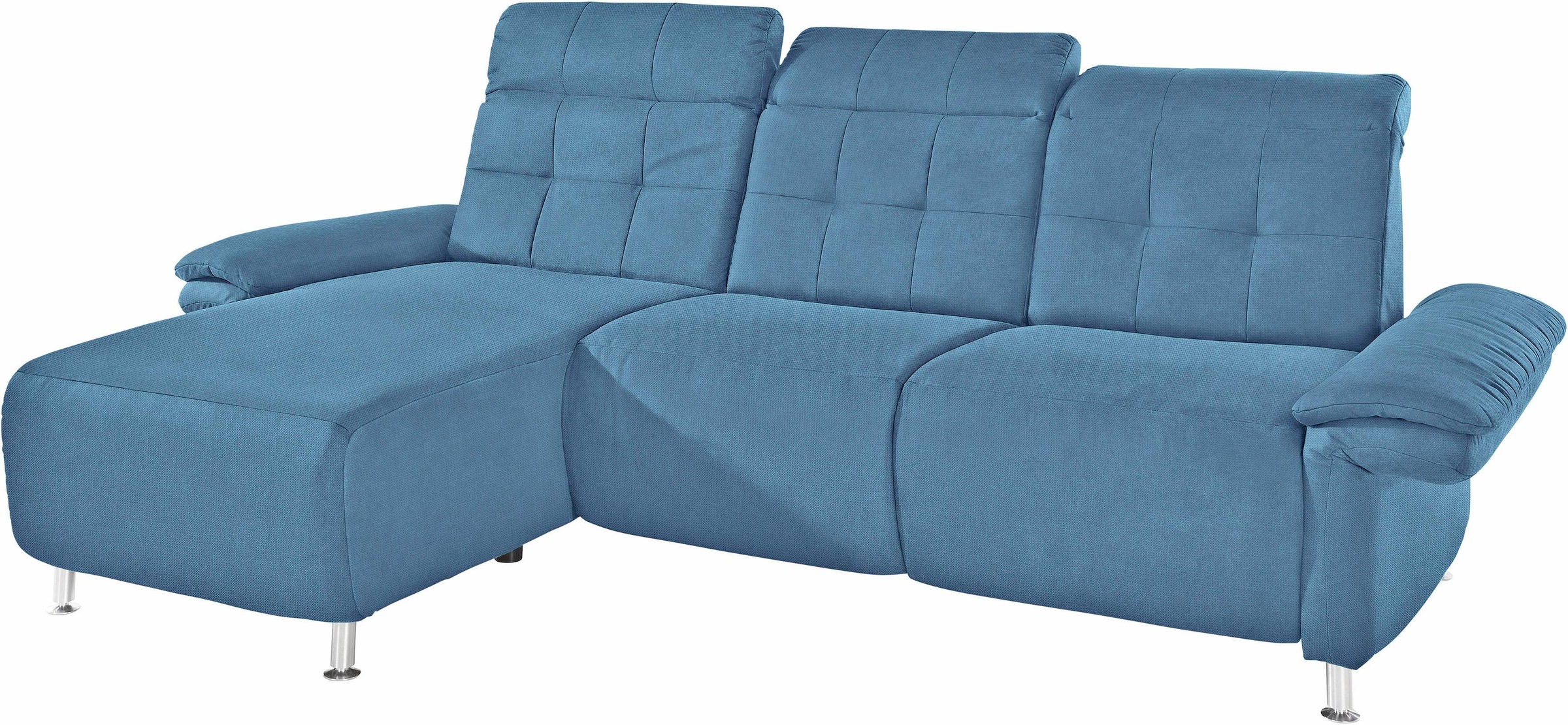 Home affaire Ecksofa "Manhattan L-Form" 2 Sitze mit elektrischer Relaxfunkt günstig online kaufen