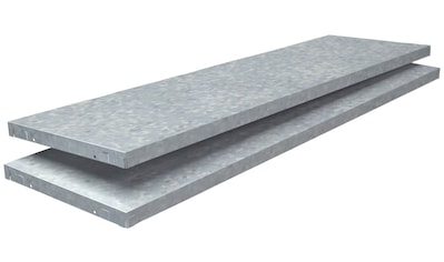 Regalelement »Stecksystem-Fachboden PowerMax«, 2 Stück verzinkt, 1200x350 mm