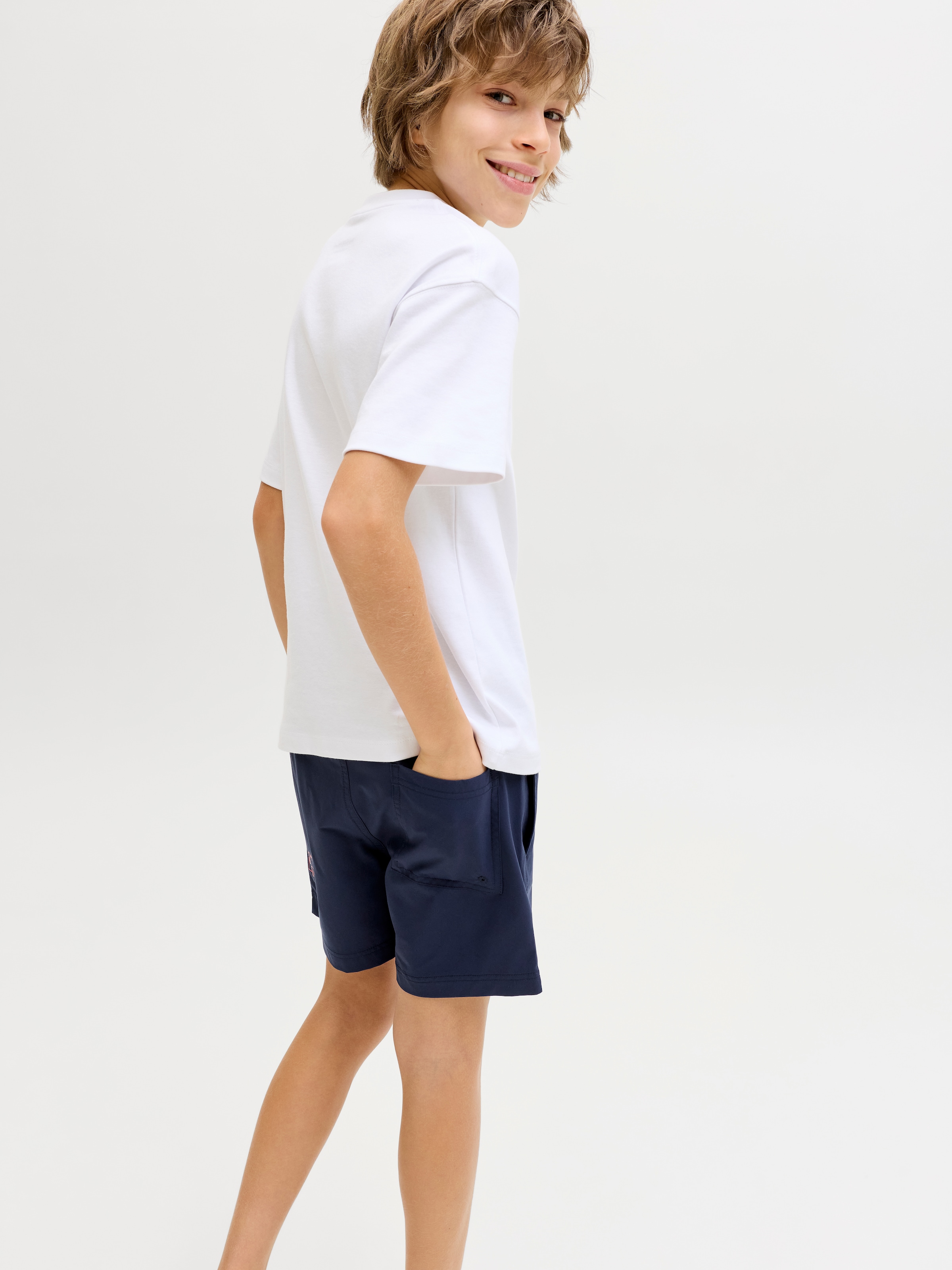 Jack & Jones Junior Badeshorts »JPSTMAUI WAVE LOGO SWIM SHORTS SN JNR«