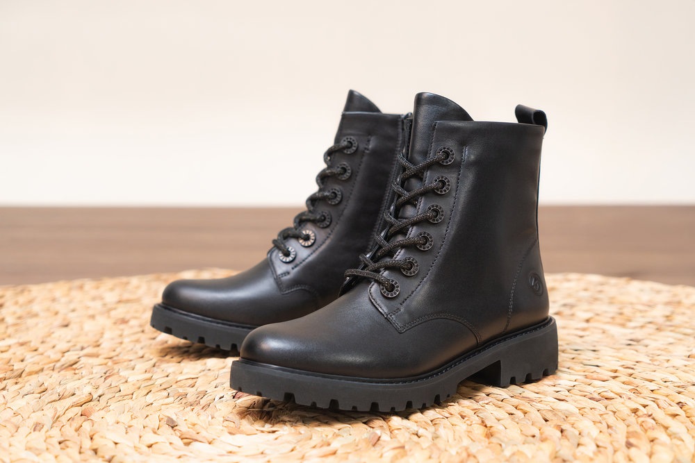 Remonte Schnürstiefelette, Schnürboots, Blockabsatz, Profilsohle, mit Lite´n Soft-Ausstattung