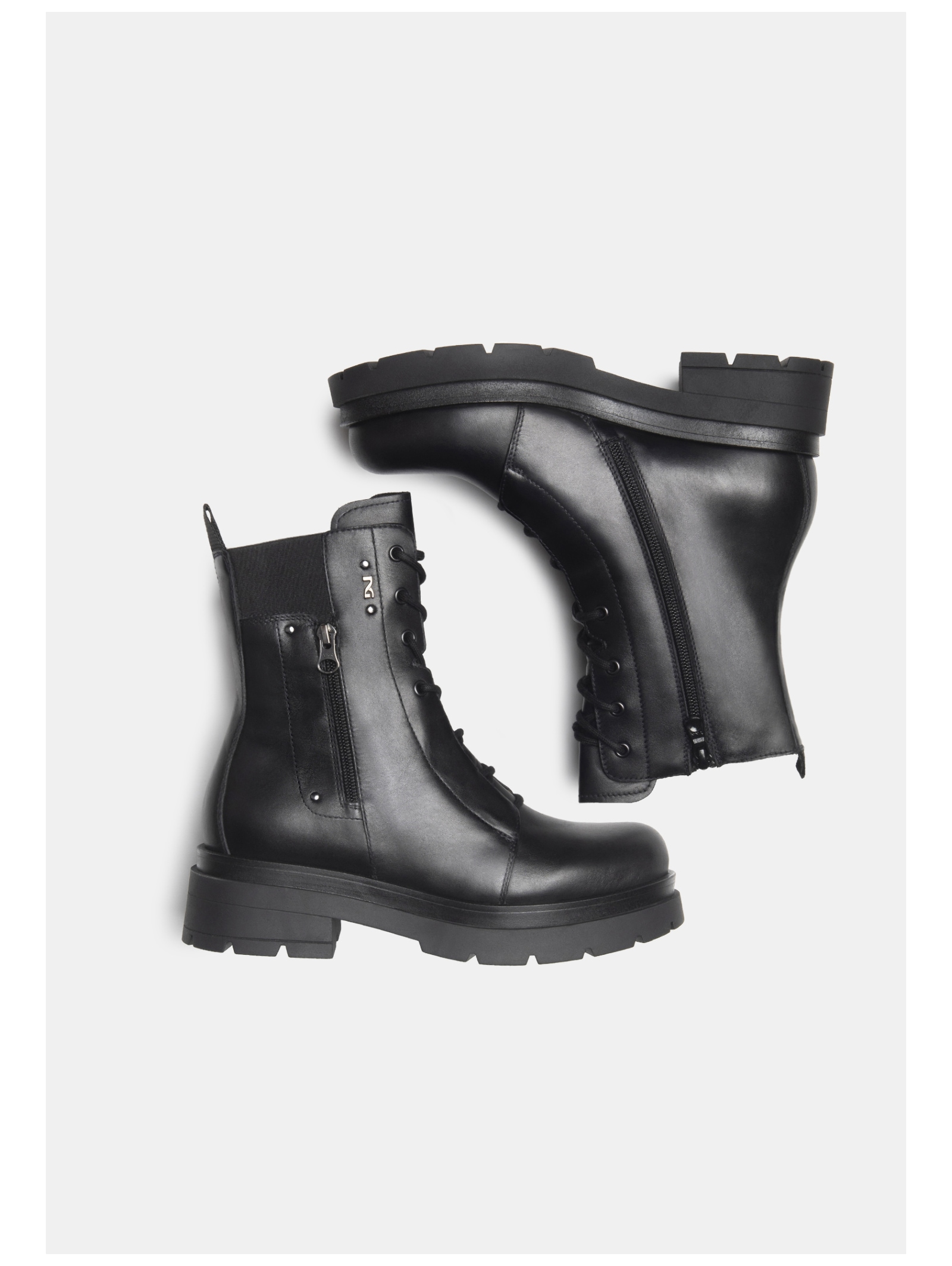 Nero Giardini Schnürstiefelette »Nero Giardini Stiefelette Leder/Textil«
