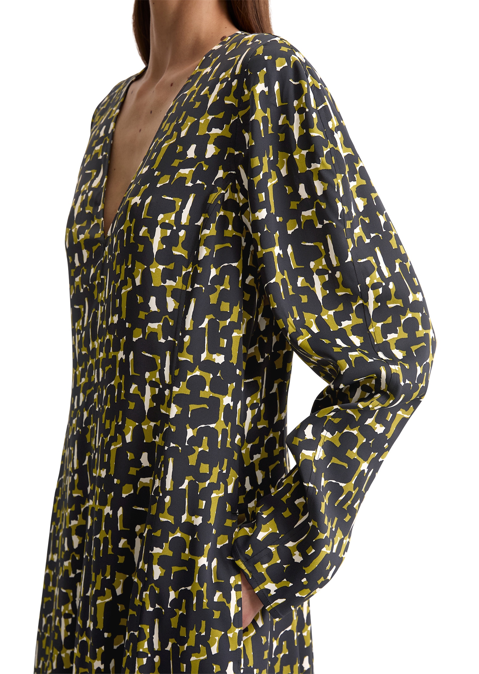 Marc O'Polo Druckkleid »aus Viskose-Stretch-Satin«