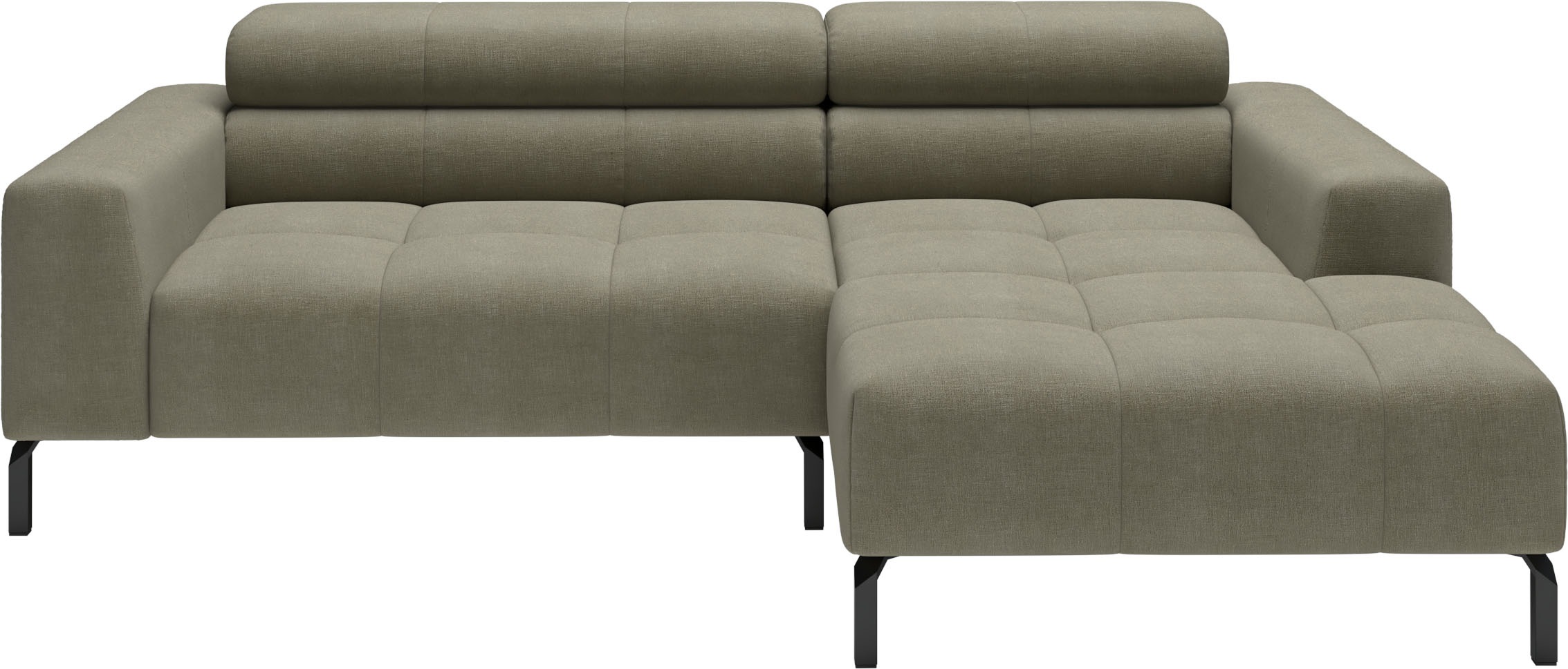 Home affaire Ecksofa "Ecksofa Claya, L-Form, Kopfteilverstellung, Breite 22 günstig online kaufen