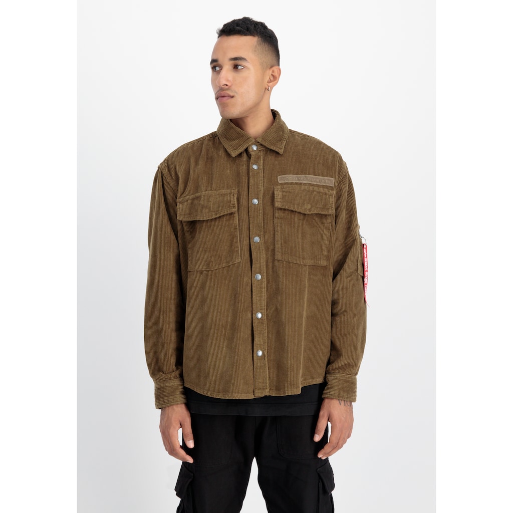 Alpha Industries Hemdjacke »ALPHA INDUSTRIES Men - Overshirts Cord Overshirt«