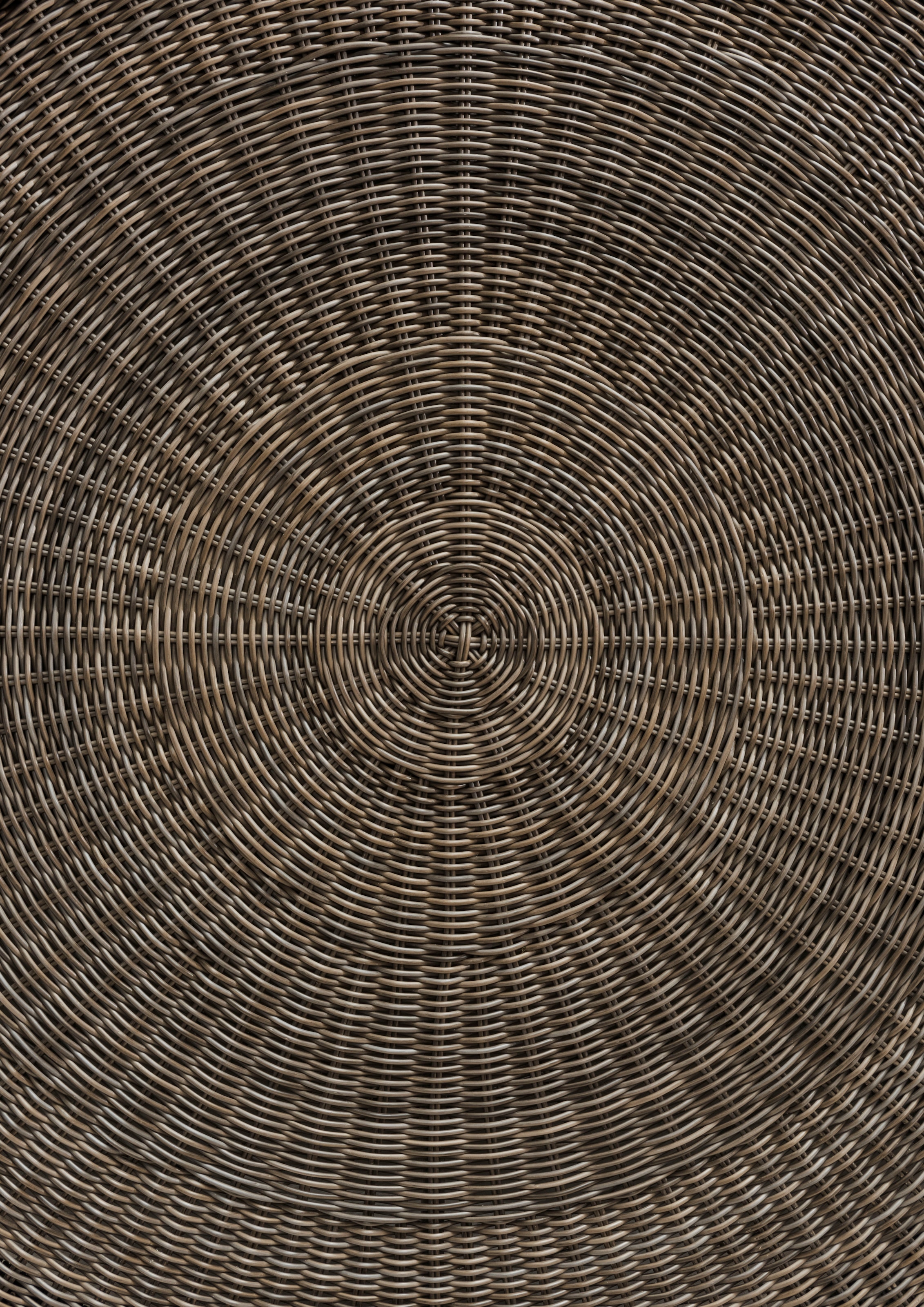 Destiny Gartentisch »»LUNA Tisch««, (Ø100x75 cm), Aluminium, Polyrattan