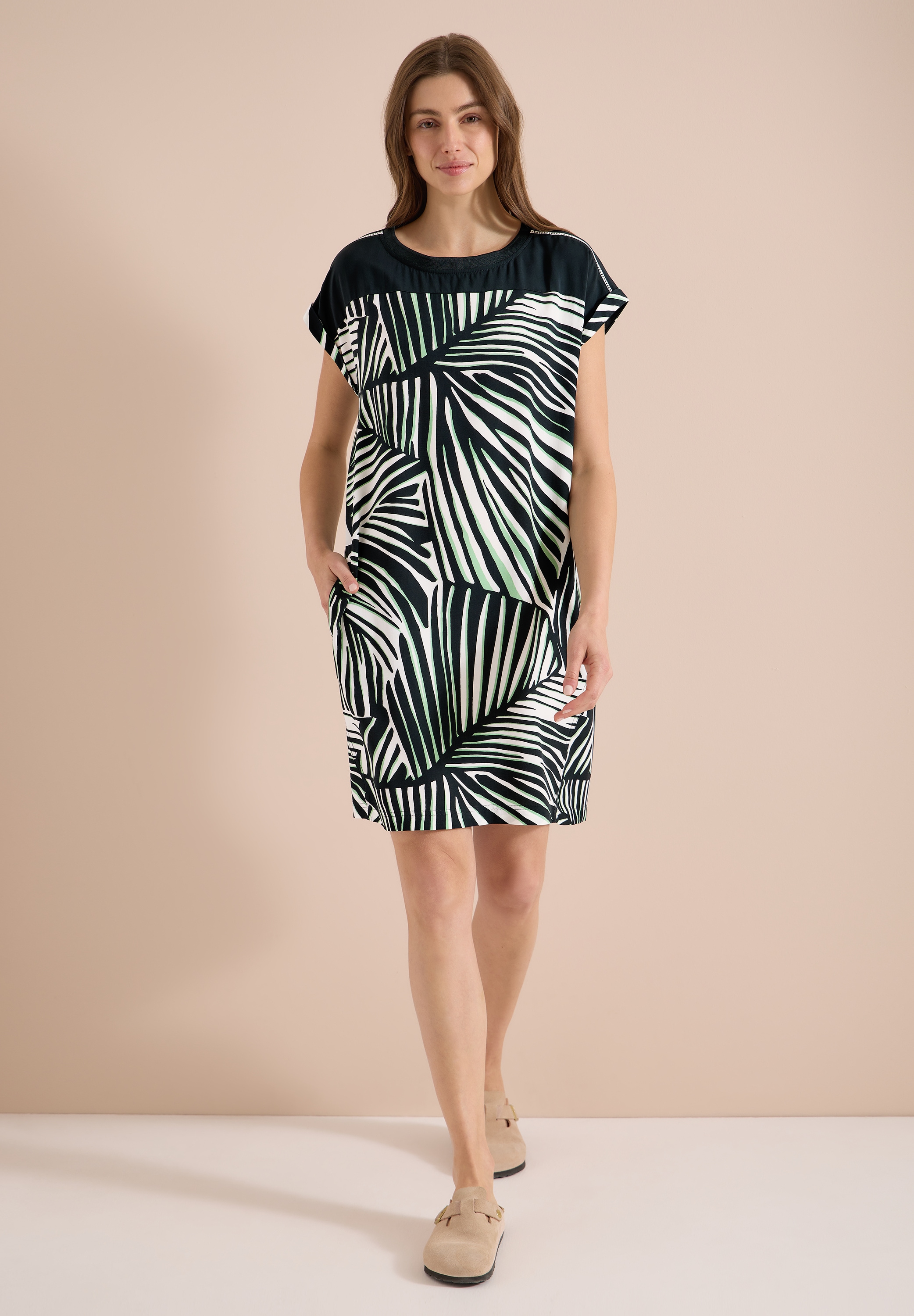 Cecil Midikleid Ohne Taschen aus Viskose