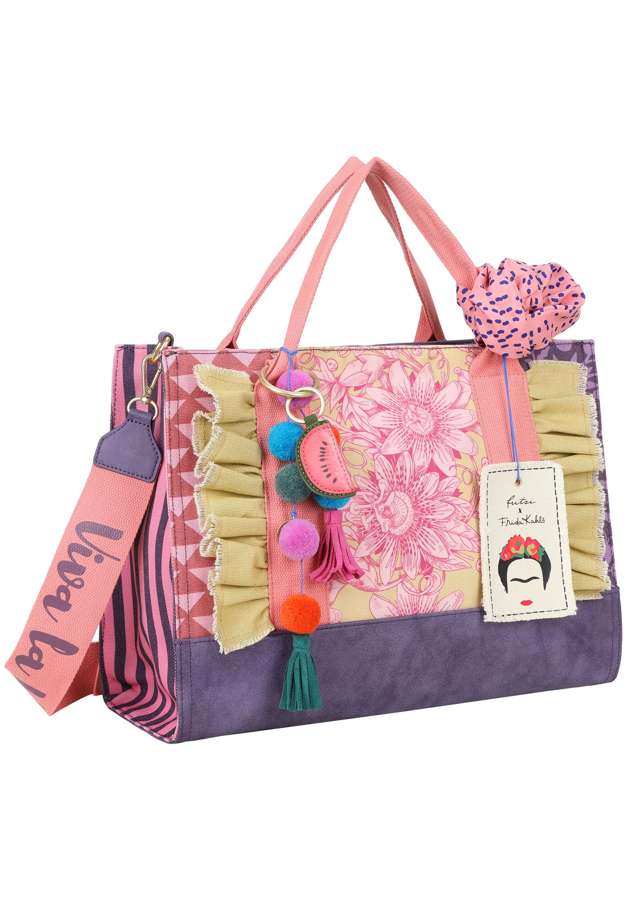 Fritzi aus Preußen Shopper »Fritzi x Frida Kahlo« im Patchwork-Look