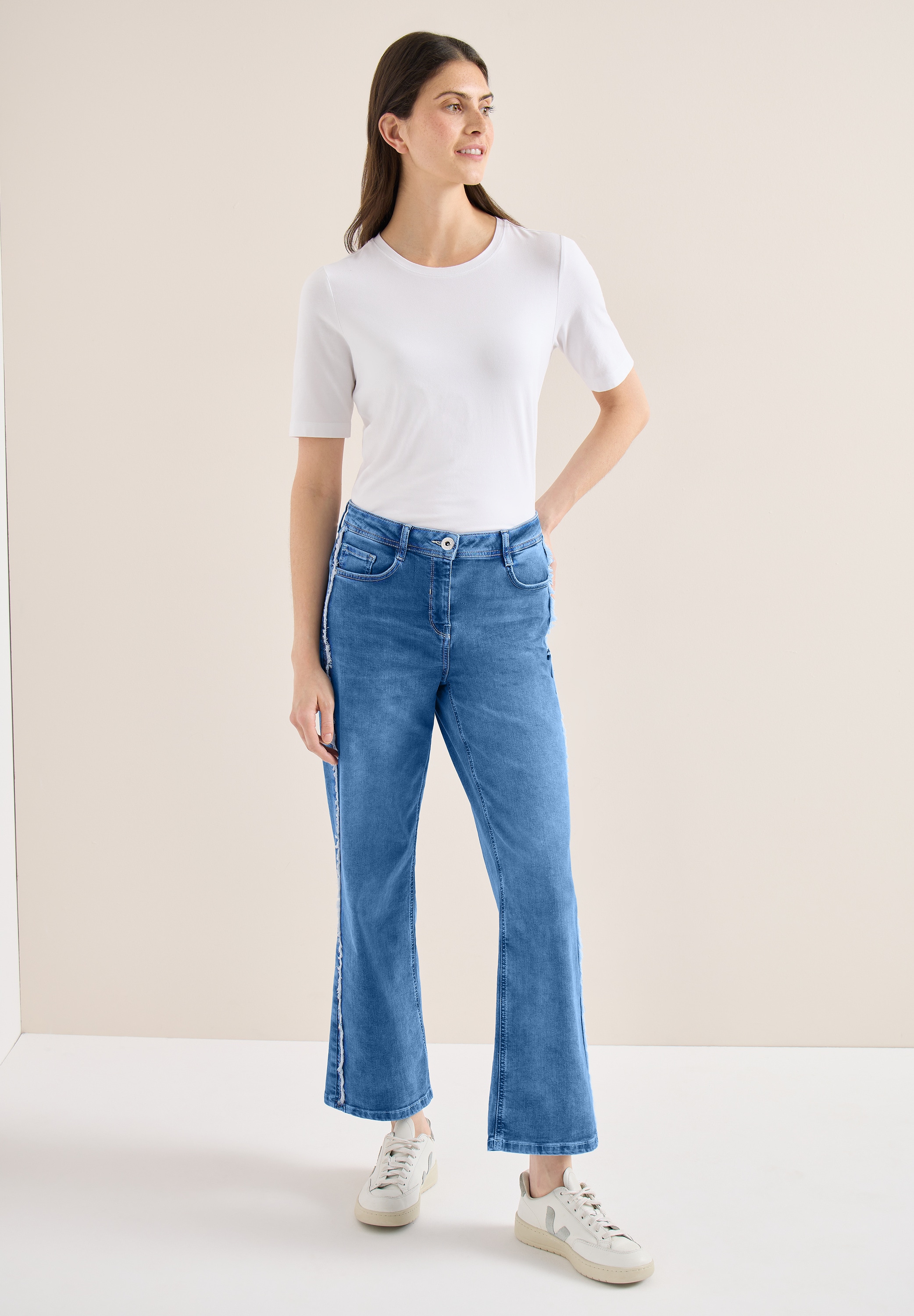Cecil Slim-fit-Jeans High Waist