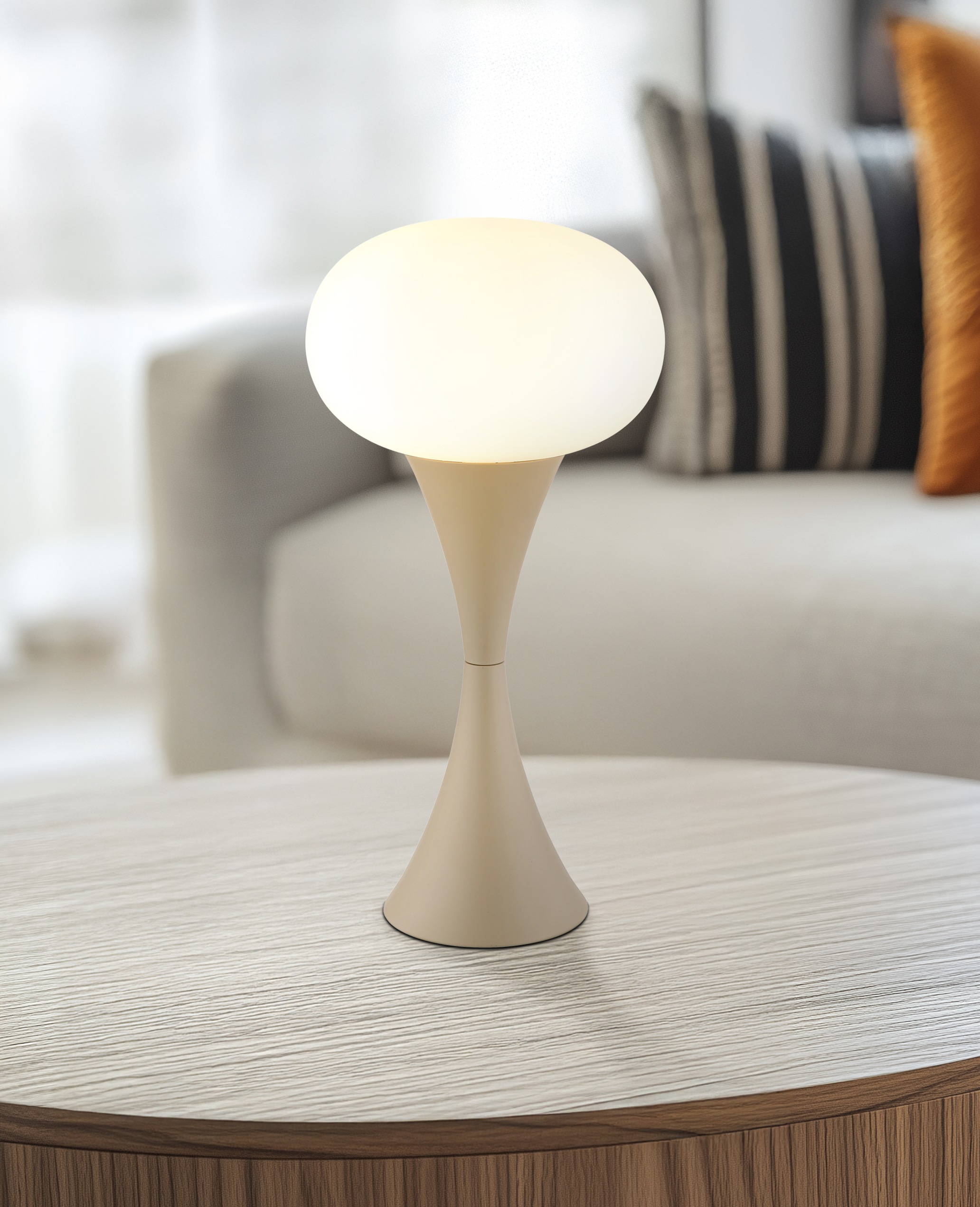 GLOBO LIGHTING Tischleuchte »LULA« E14 1 Stk. Tischlampe Nachttischlampe Deko-Tischleuchte Schlafzimmer