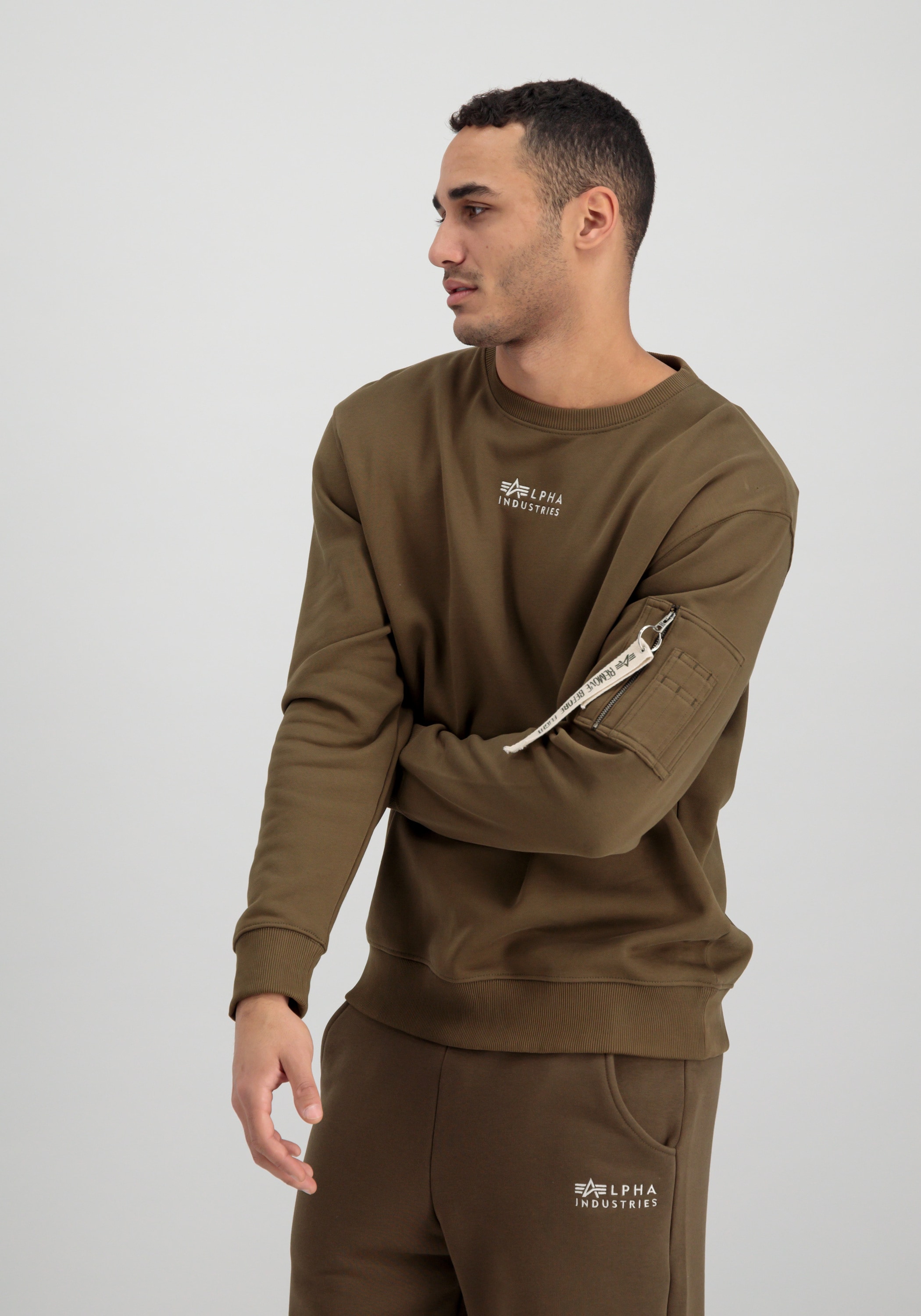 Alpha Industries Sweater »Alpha Industries Men - Sweatshirts Organics EMB Sweater«