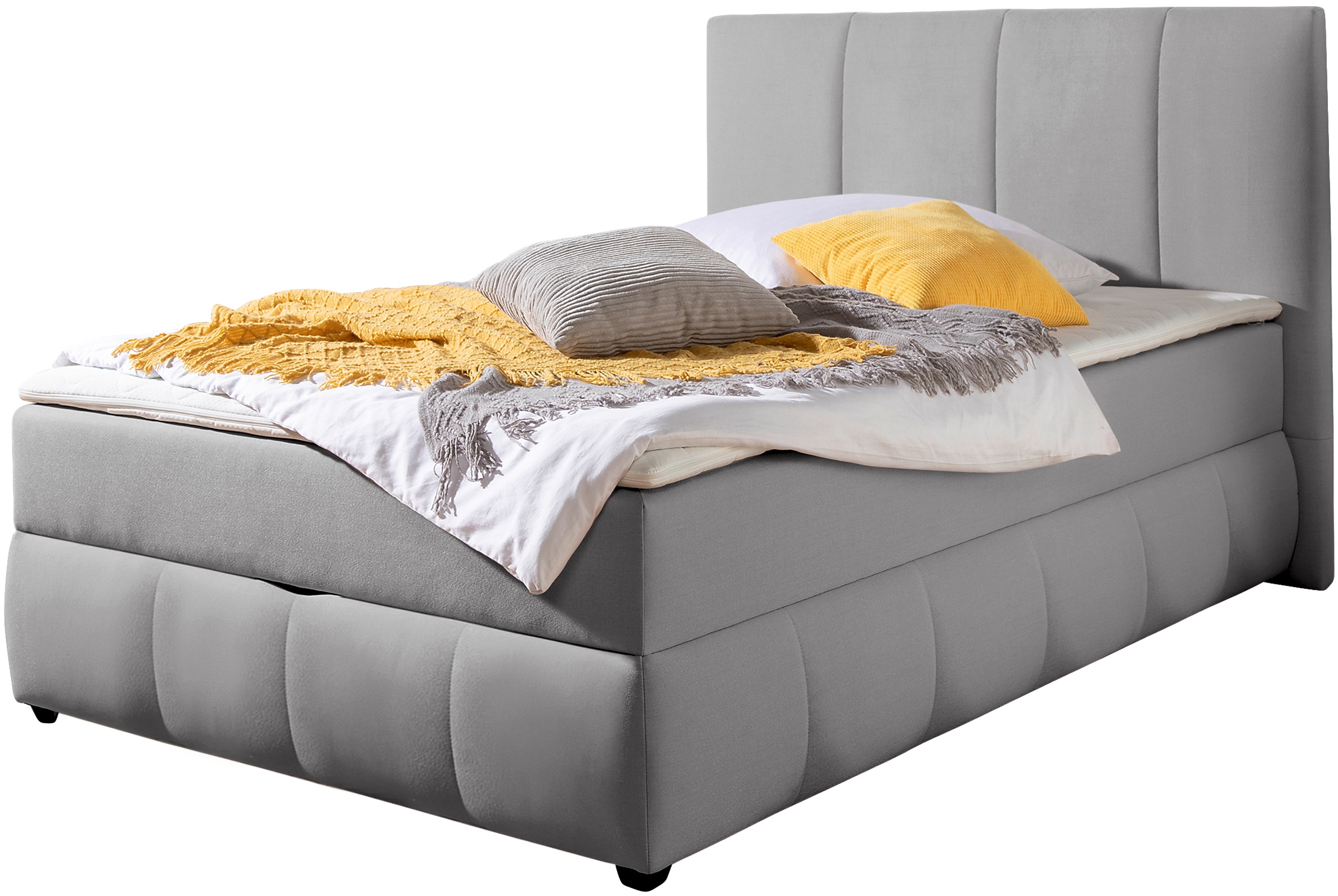 INOSIGN Boxbett »Hartley«, Inkl. Bettkasten & Topper, wählbar in H2, H3 o. H4