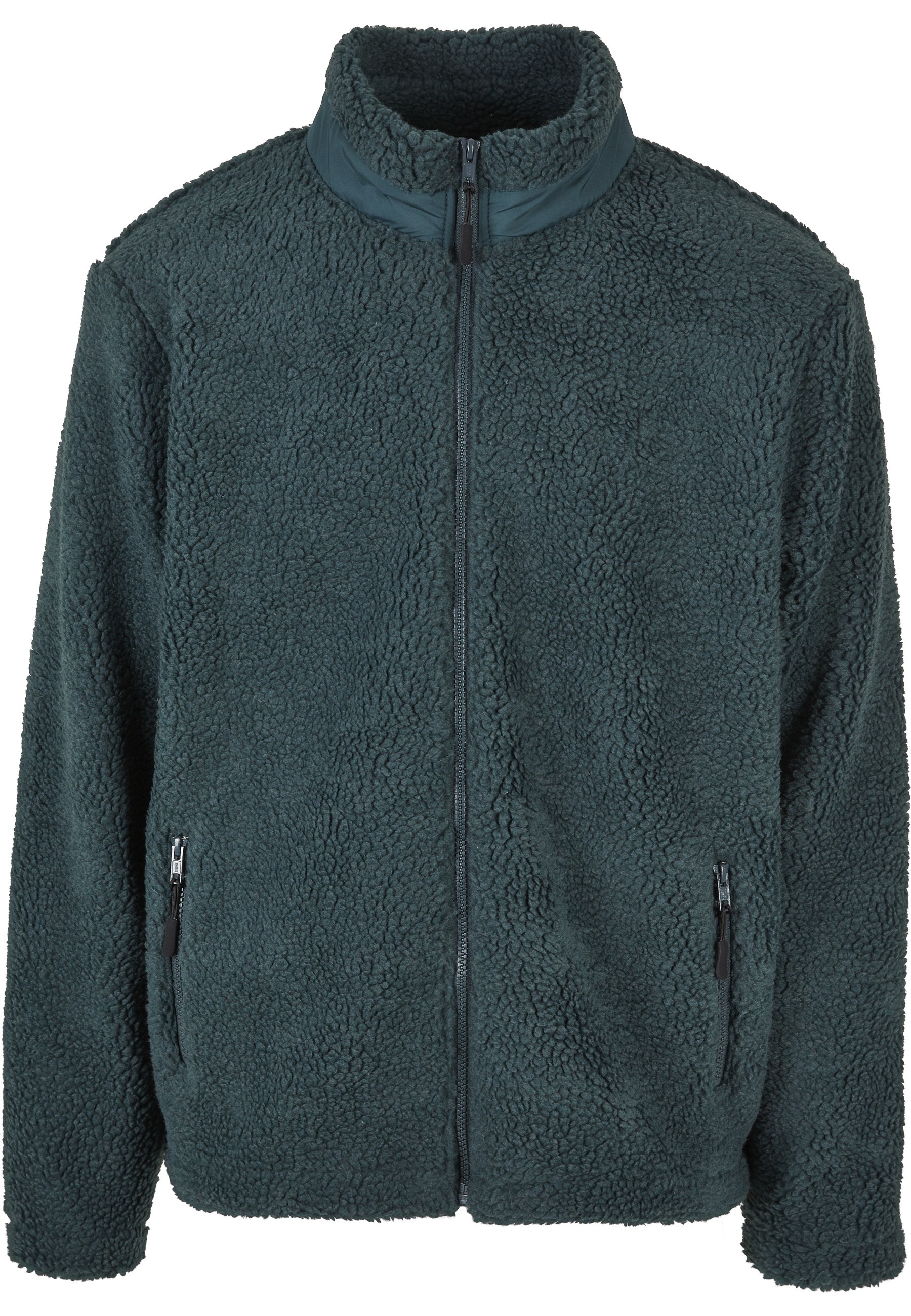 URBAN CLASSICS Winterjacke »Urban Classics Herren Basic Sherpa Jacket« 1 Stk. tlg. ohne Kapuze