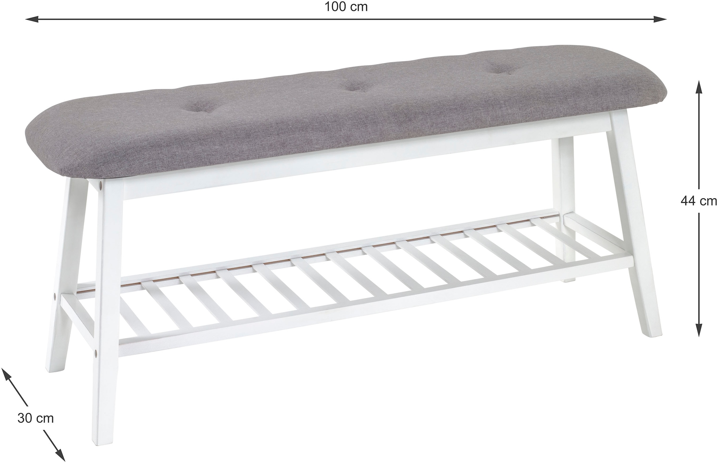 HAKU Schuhbank »18338« Breite 100 cm