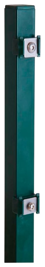 Peddy Shield Doppelstabmattenzaun 123 cm hoch, 15 Matten für 30 m Zaun, mit 16 Pfosten