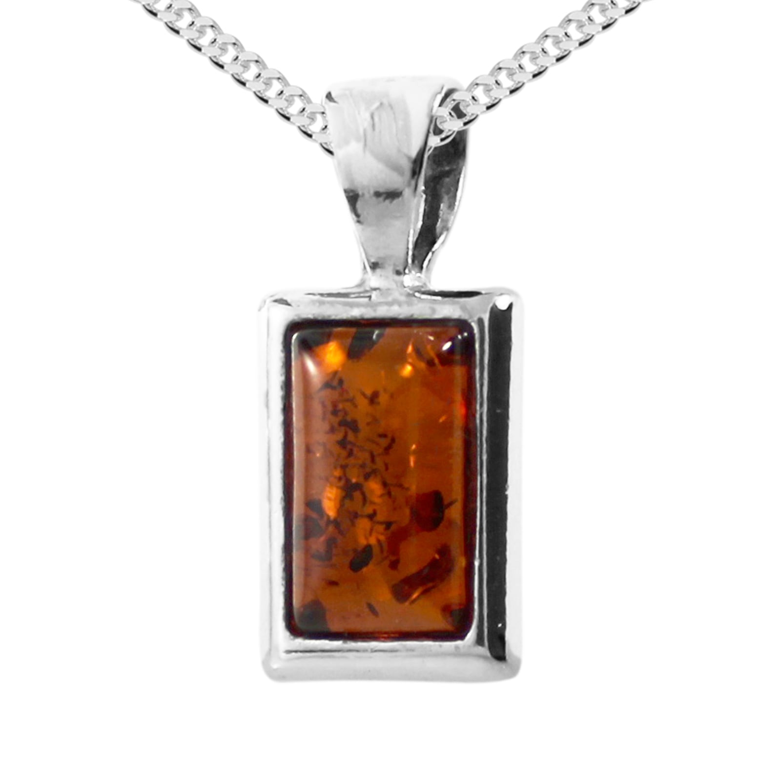 Kette mit Anhänger OSTSEE-SCHMUCK "Ostsee-Schmuck Kette mit Anhänger Rabina" Gr. 45, silber, Halsketten, Damen, 45cm, Silber 925 (Sterlingsilber), L: 40