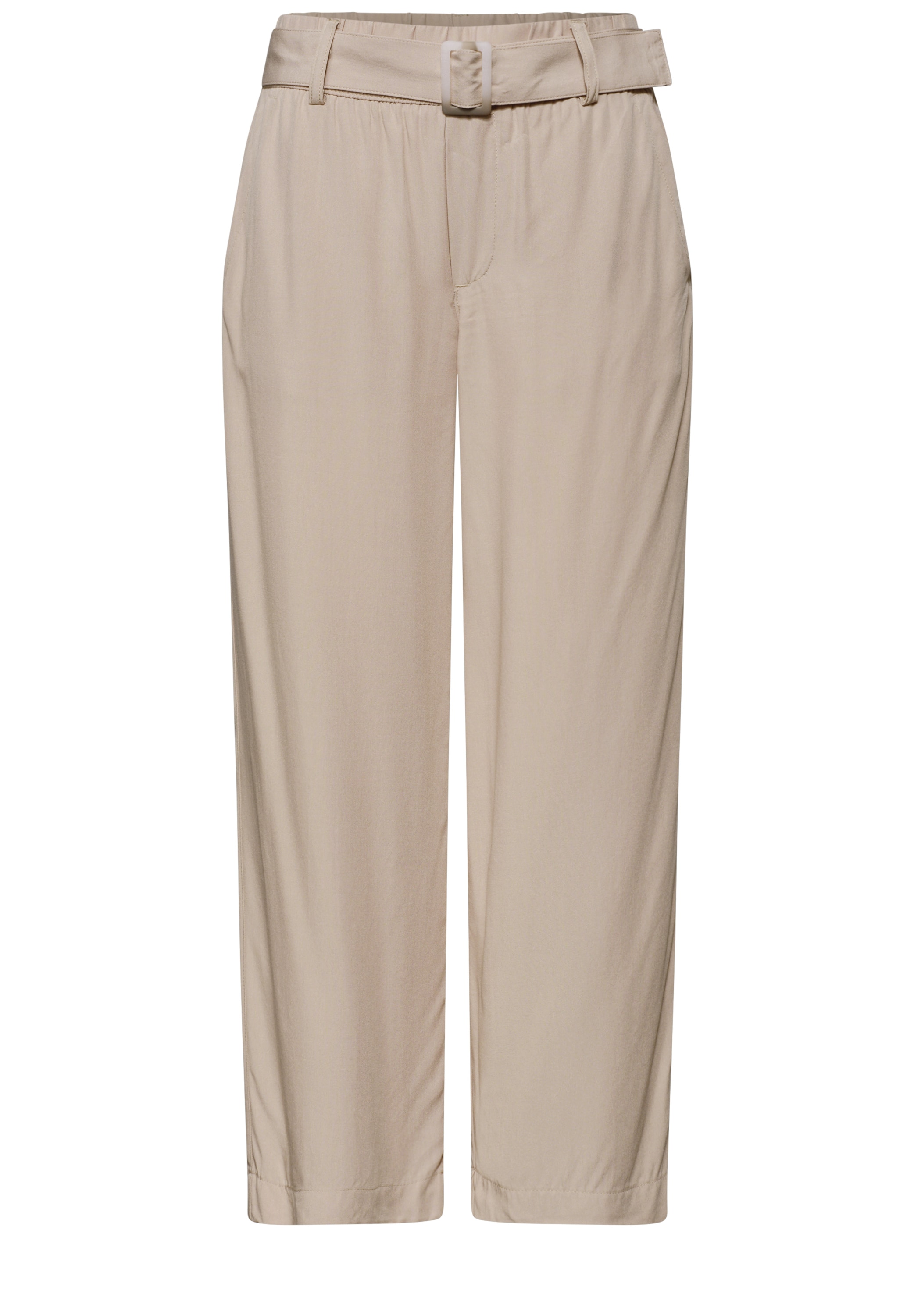 STREET ONE Stoffhose  mit Gürtel