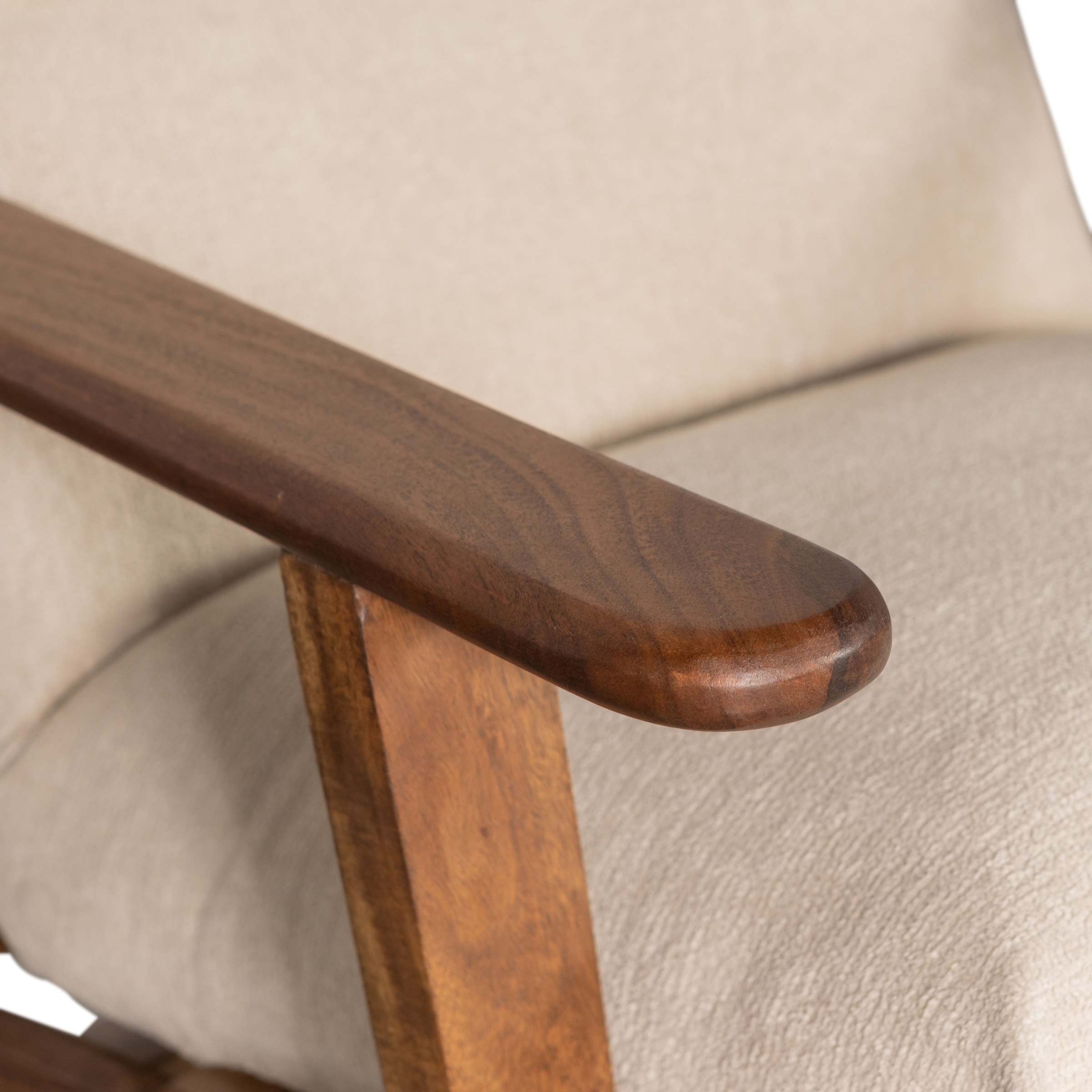 WOOOD Sessel »Houston«, Rahmen aus Akazienholz, maximale Belastbarkeit 150 kg, H 86 cm