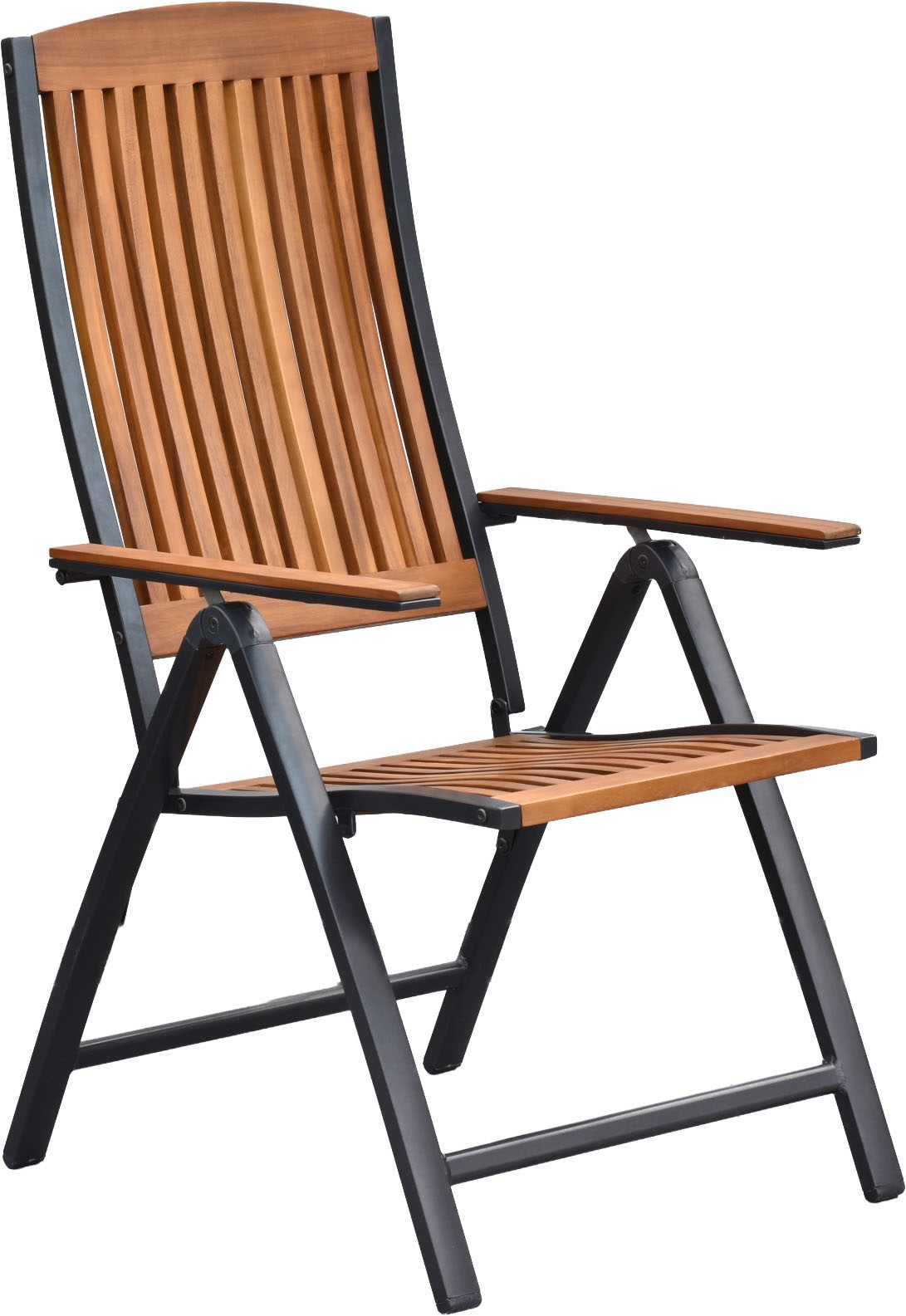 MERXX Balkonset »Athos« Set, 3 tlg. inkl. 2 Klappsessel, 1 Balkonausziehtisch