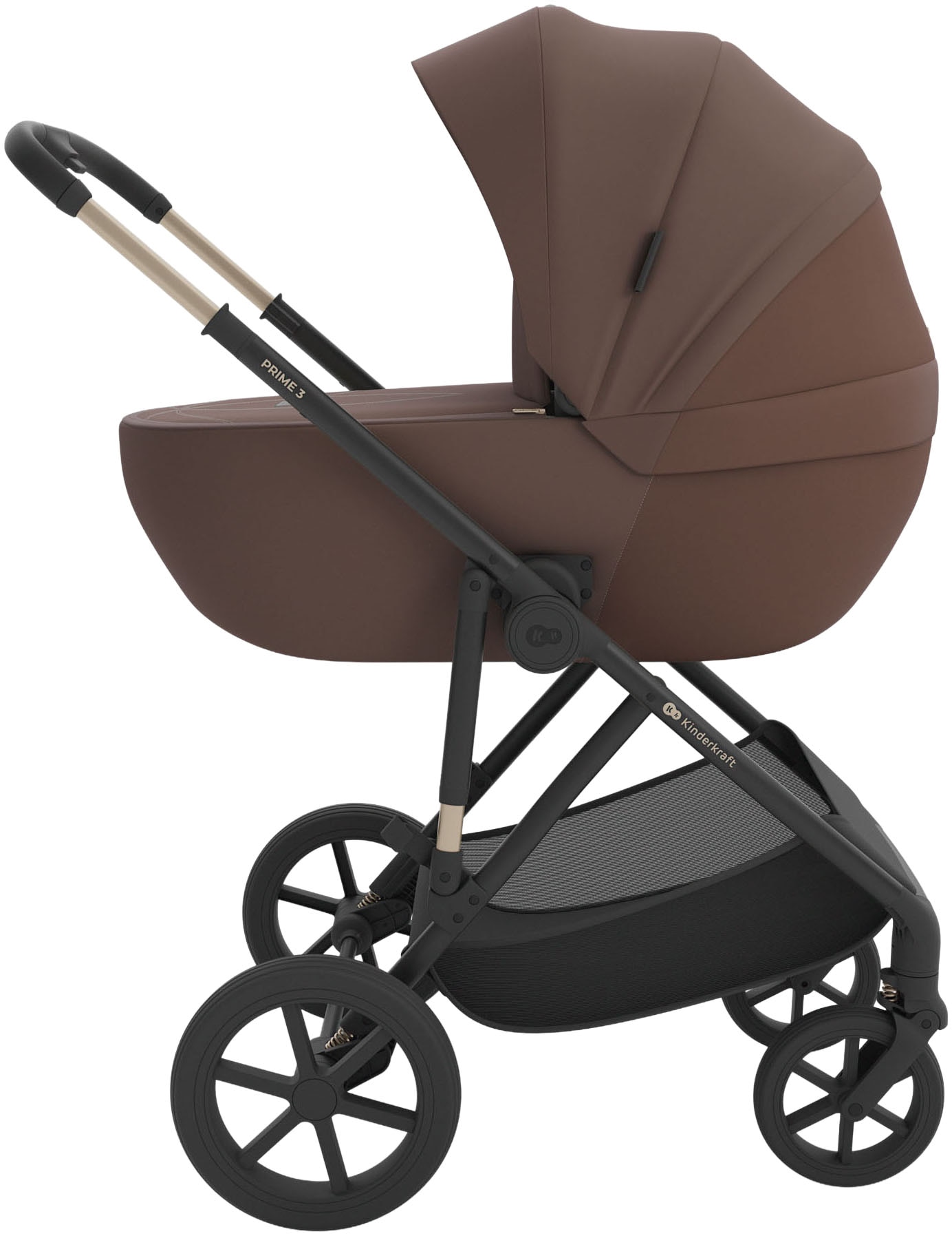 Kinderkraft Kombi-Kinderwagen »PRIME 3 3in1« 22 kg inkl. Babyschale MINK