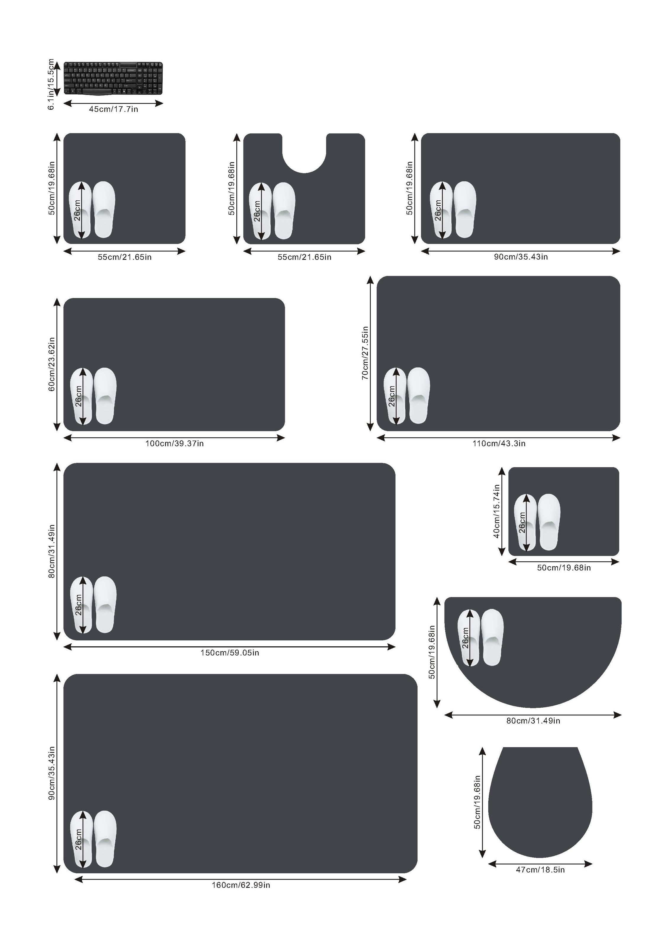 my home Badematte »Merida Kurzflor, Badteppich, Badvorleger, Badezimmer Teppich«, rutschhemmend beschichtet, fußbodenheizungsgeeignet-schnell trocknend-strapazierfähig, Badematten, Uni Farben, als halbrund und rechteckig erhältlich