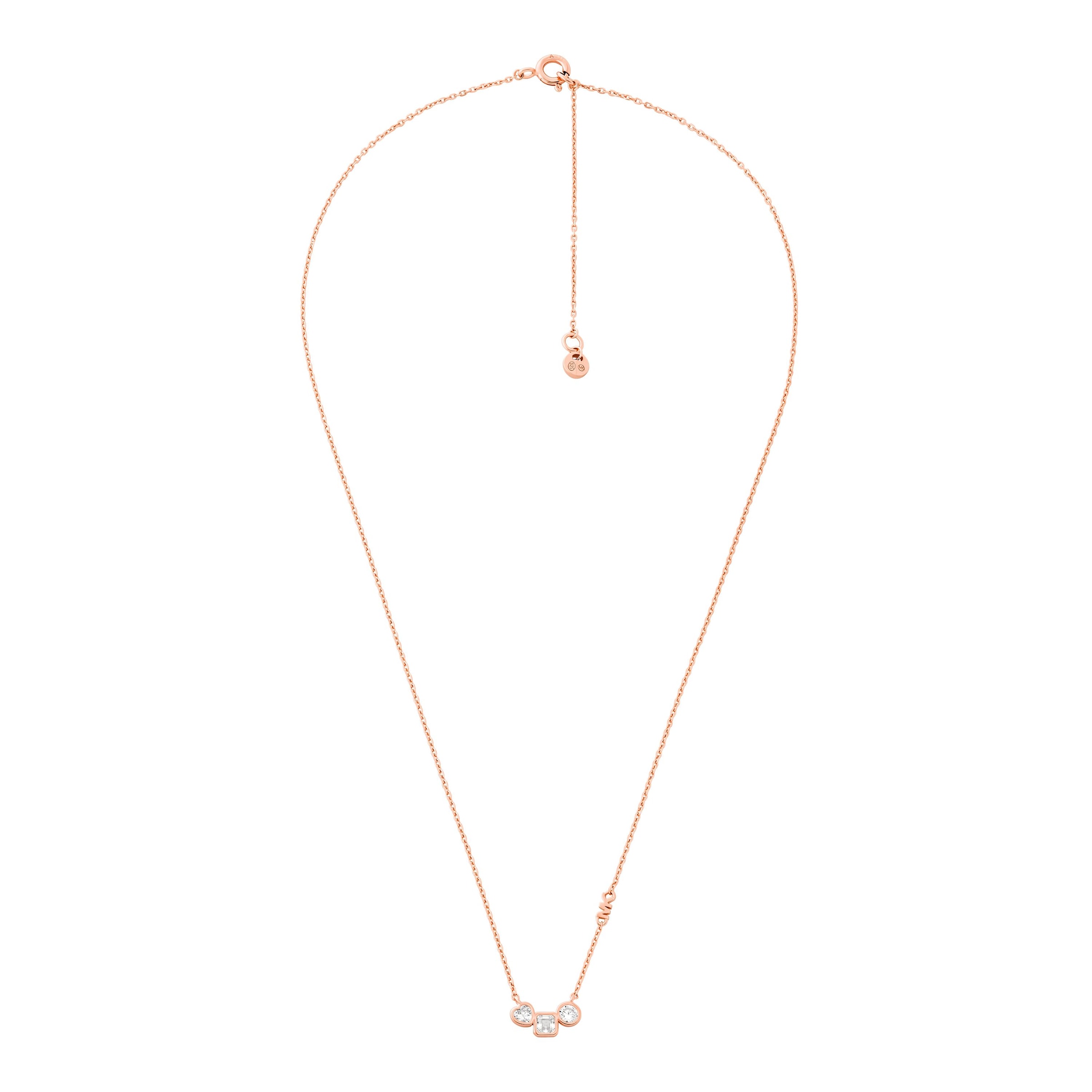 MICHAEL KORS Ohrring und Ketten Set »Schmuckset Multipack Schmuck Edelstahl PREMIUM, MKC1766SET MKC1767SET«, (Set, 3 tlg.), mit Zirkonia (synth.)