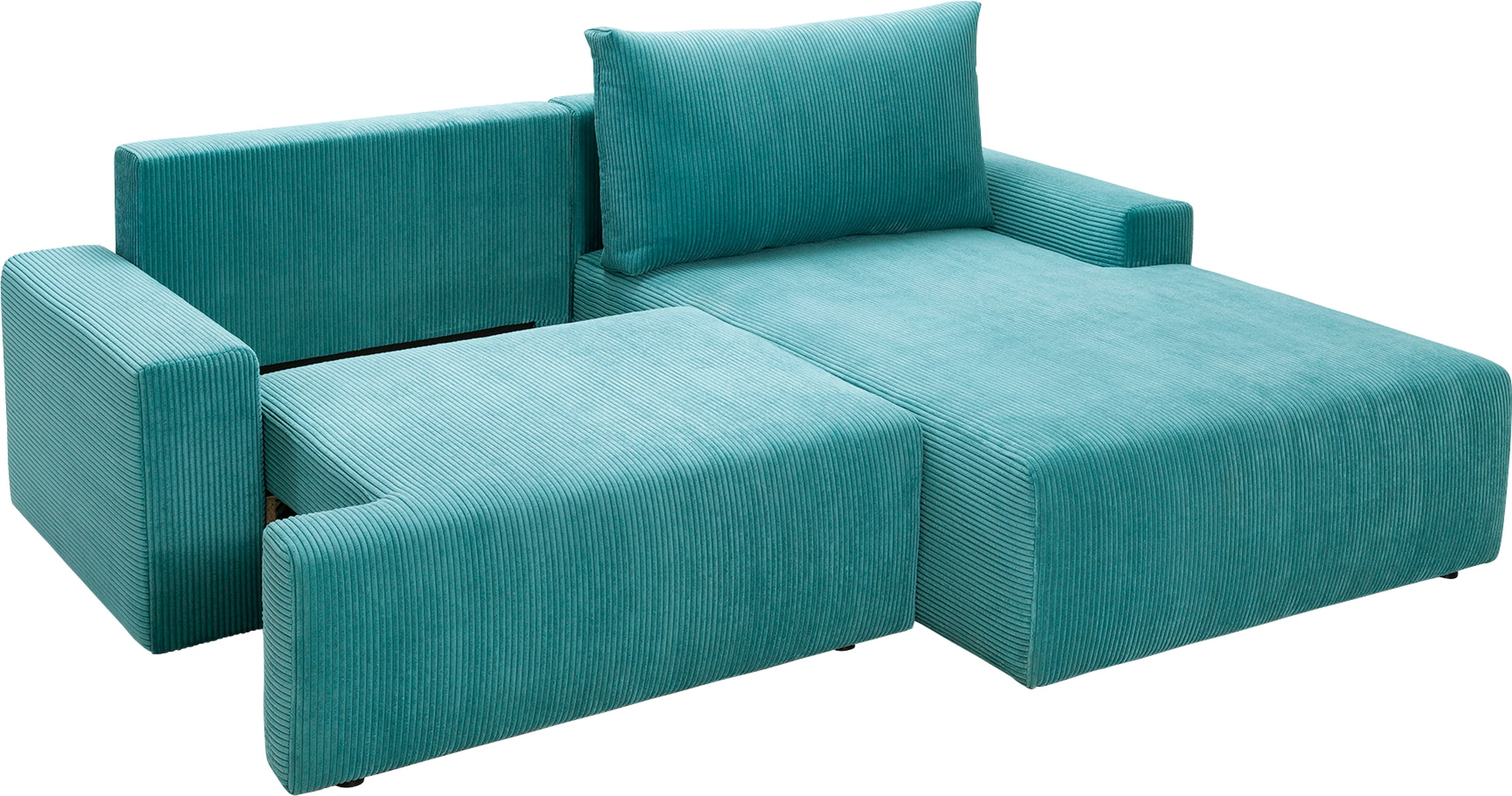 exxpo - sofa fashion Ecksofa Bettfunktion Cord-Farben BAUR und »Orinoko«, Bettkasten inklusive in verschiedenen kaufen 