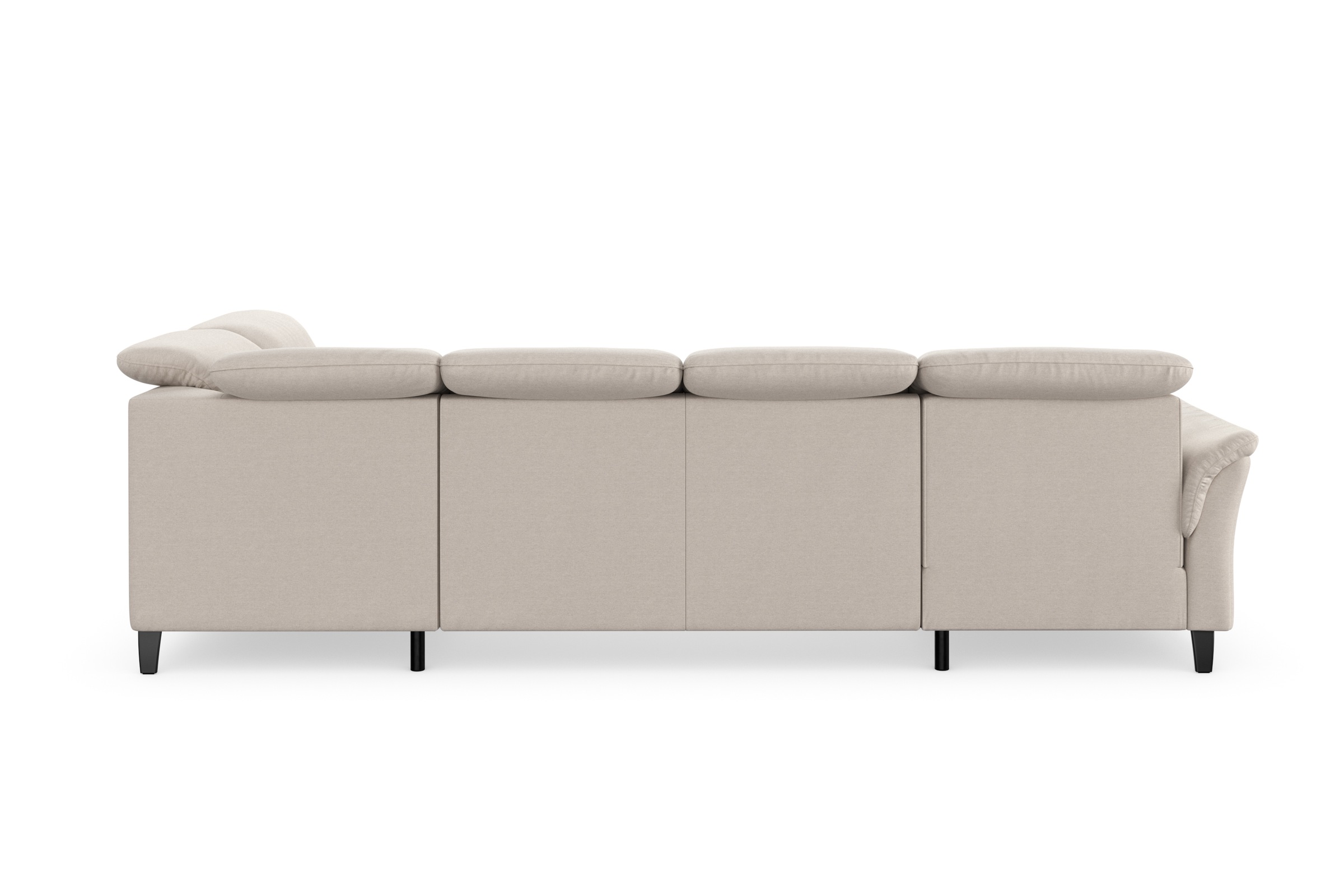 Wohnlandschaft SIT & MORE "Maggiore U-Form", grau (elefant), B:312cm H:88cm T:224cm, 95% Polyester, 5% Polyamid, Sofas, Wohnlandschaft, wahlweise mit Kopfteilverstellung, Bettfunktion und Stauraum 6