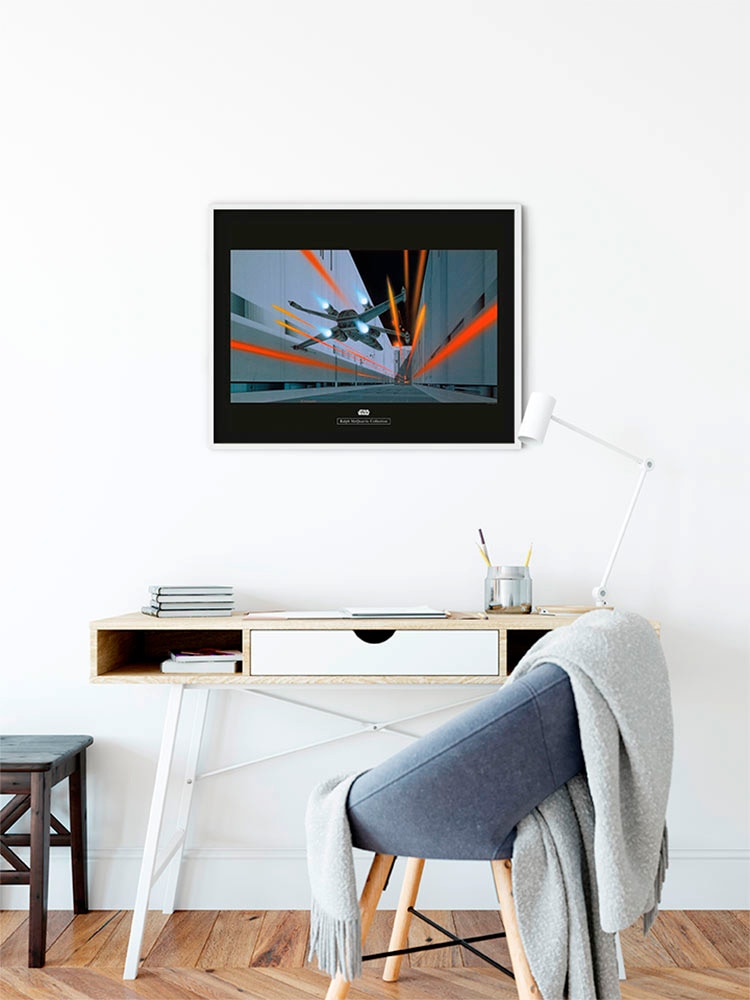 Komar Bild »Star Wars Classic RMQ Death Star Trench« Star Wars 1 Stk. tlg. Wandbild zur Dekoration im Kinderzimmer - ohne Rahmen