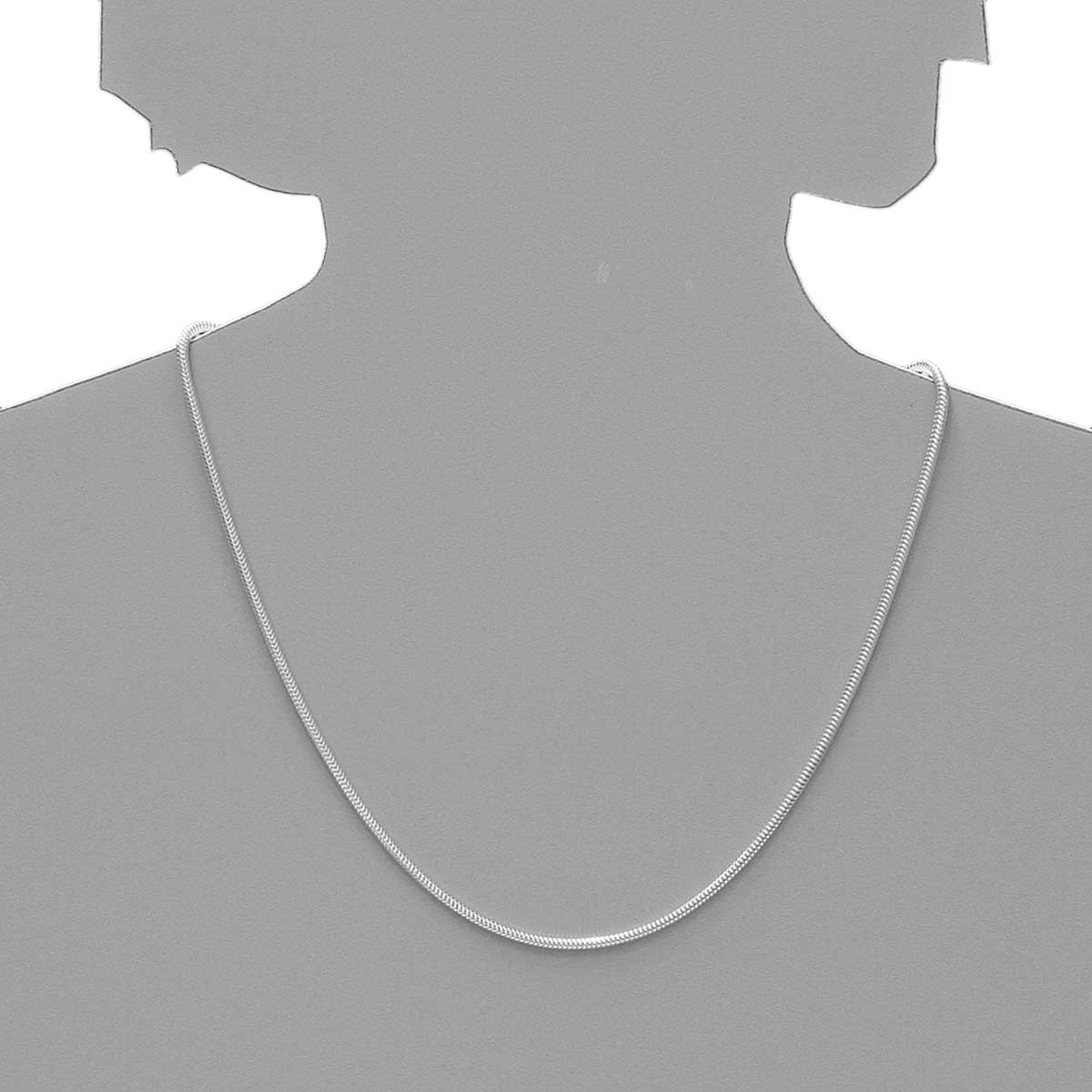 OSTSEE-SCHMUCK Silberkette »- Schlange 2,4 mm - Silber 925/000 -,«