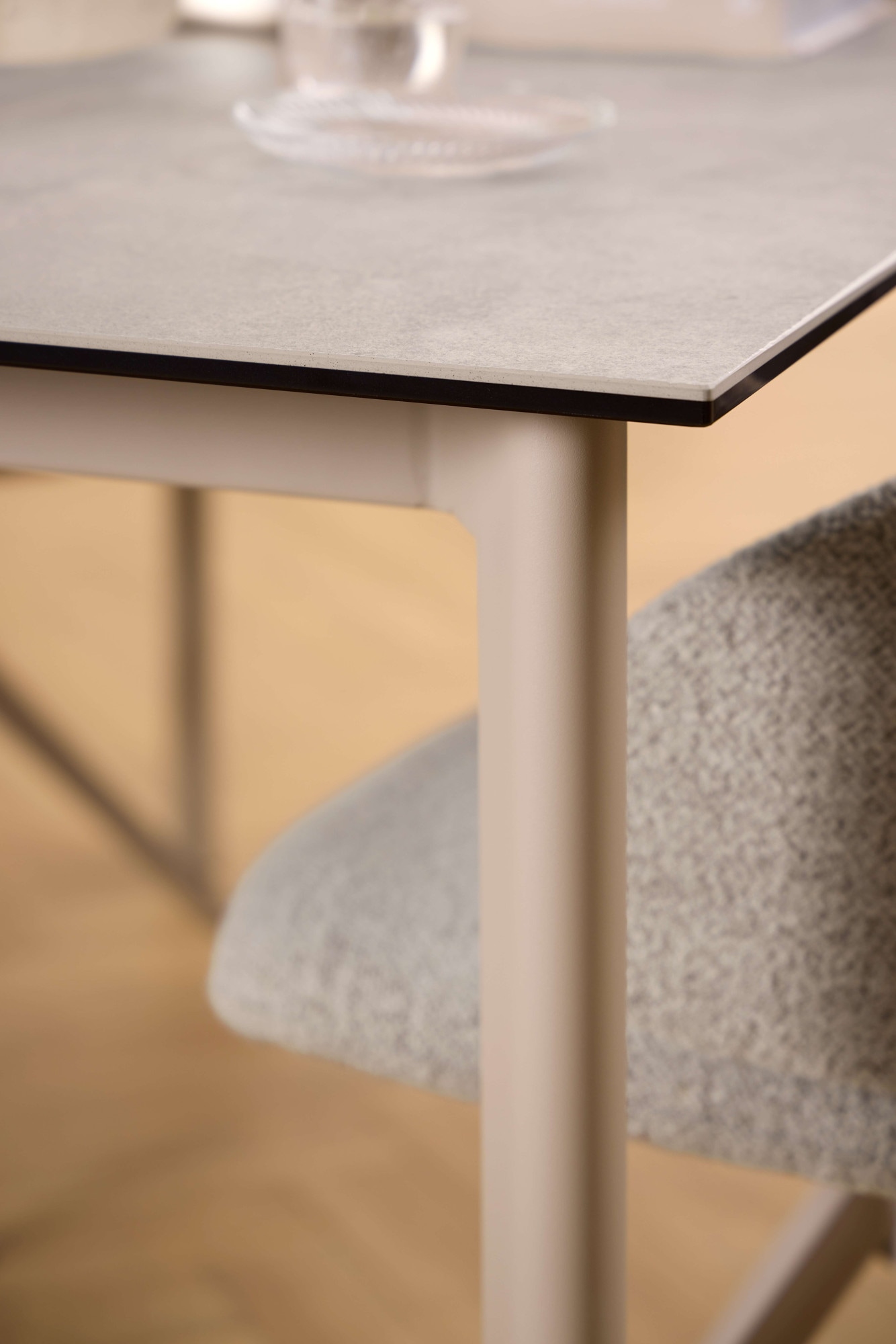 ACTONA GROUP Esstisch »Palermo«, Esstisch, Tischplatte grau Anista rau keramisch, 160x90x75cm