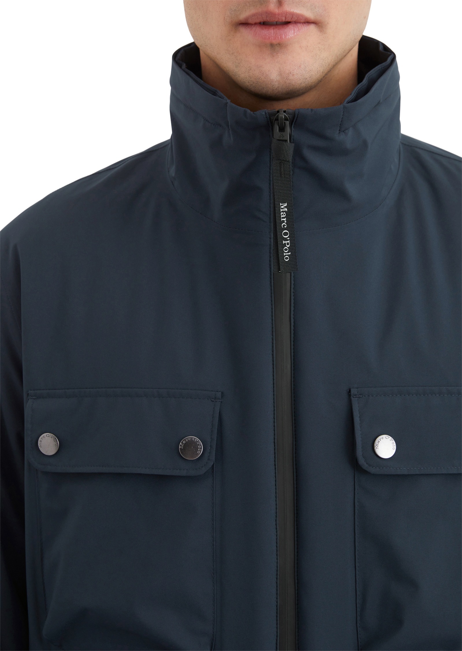 Marc O'Polo Outdoorjacke »mit abnehmbarer Kapuze«, mit Kapuze