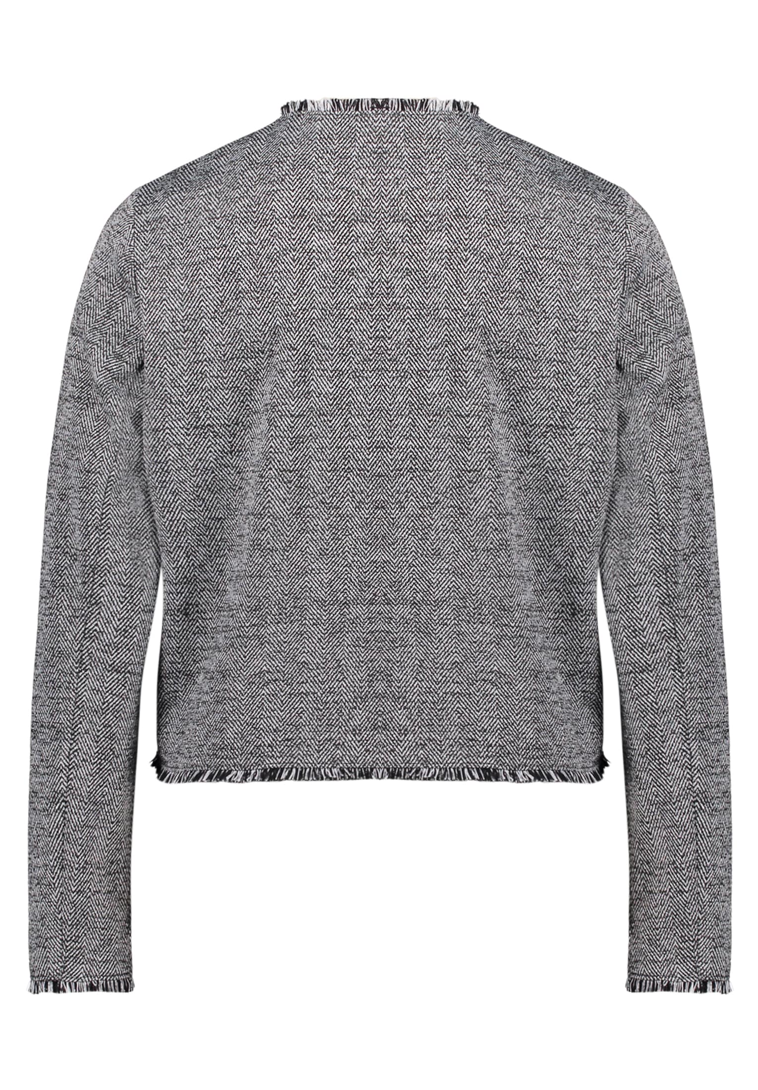 Betty&Co Jackenblazer »Betty & Co Jerseyjacke mit Fransen«